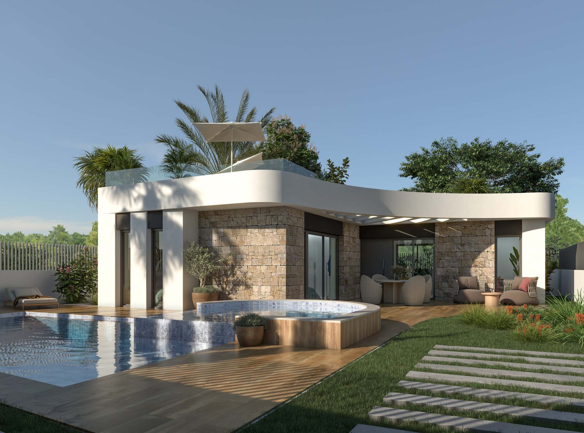 Located in the charming town of Los Montesinos, this exclusive collection of detached homes offers a