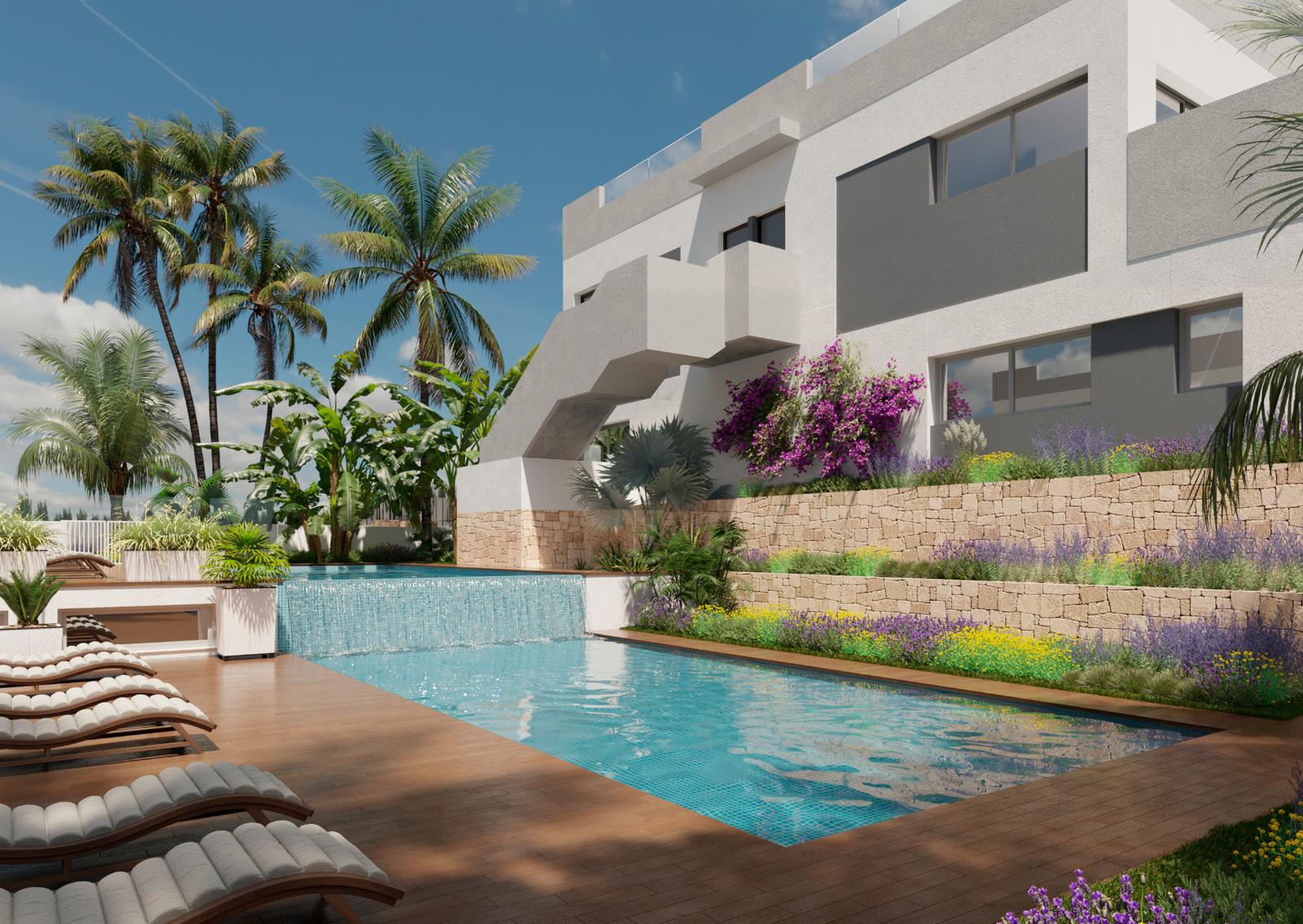 Located in the charming town of Torrevieja, this exclusive collection of 10 bungalows offers a perfe
