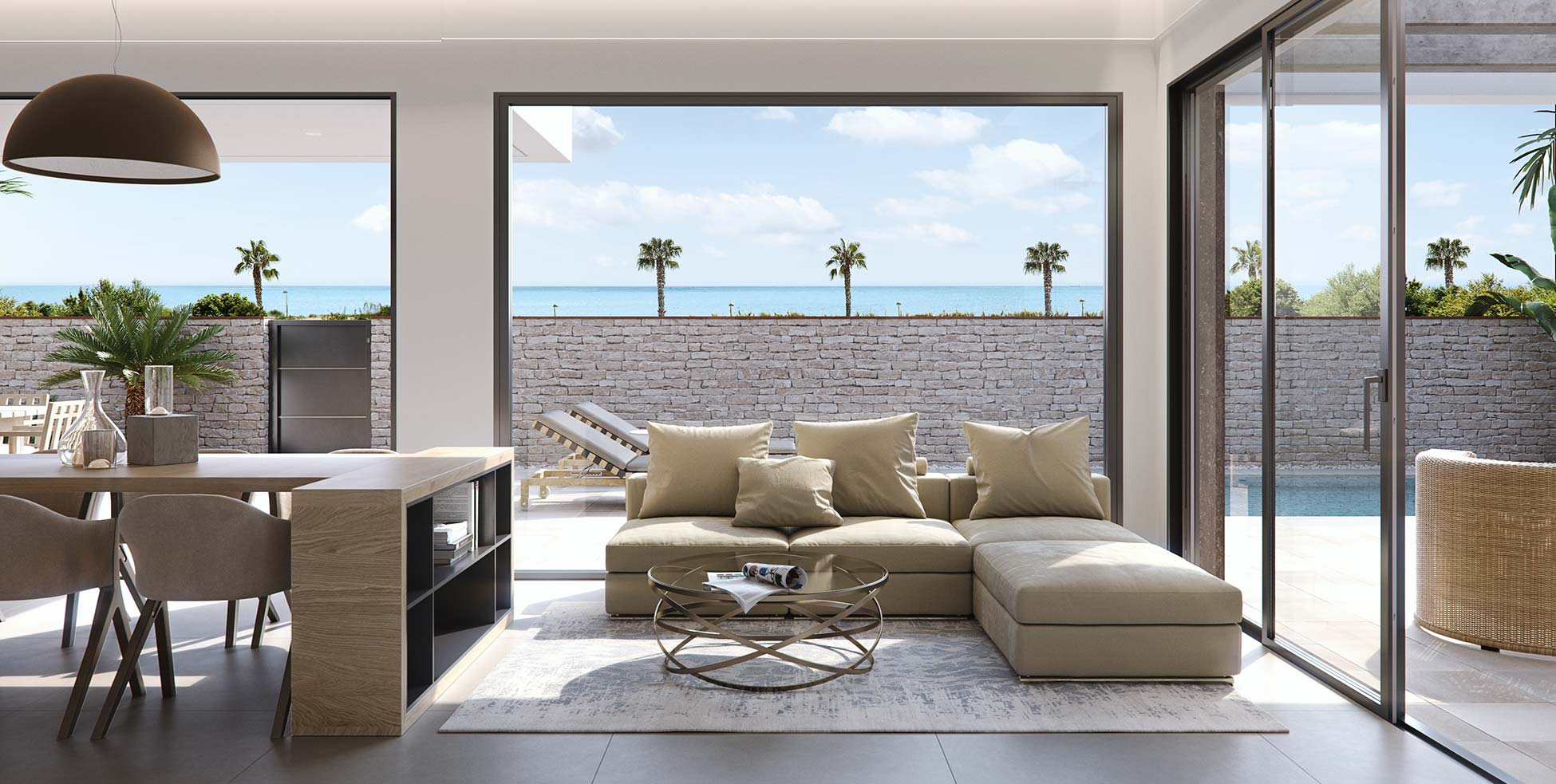 Living room in villa for sale in Pilar de la Horadada