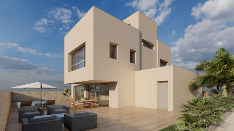 Bathroom in villa for sale in Pilar de la Horadada