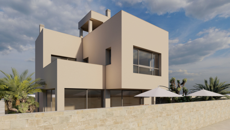 Terrace in villa for sale in Pilar de la Horadada