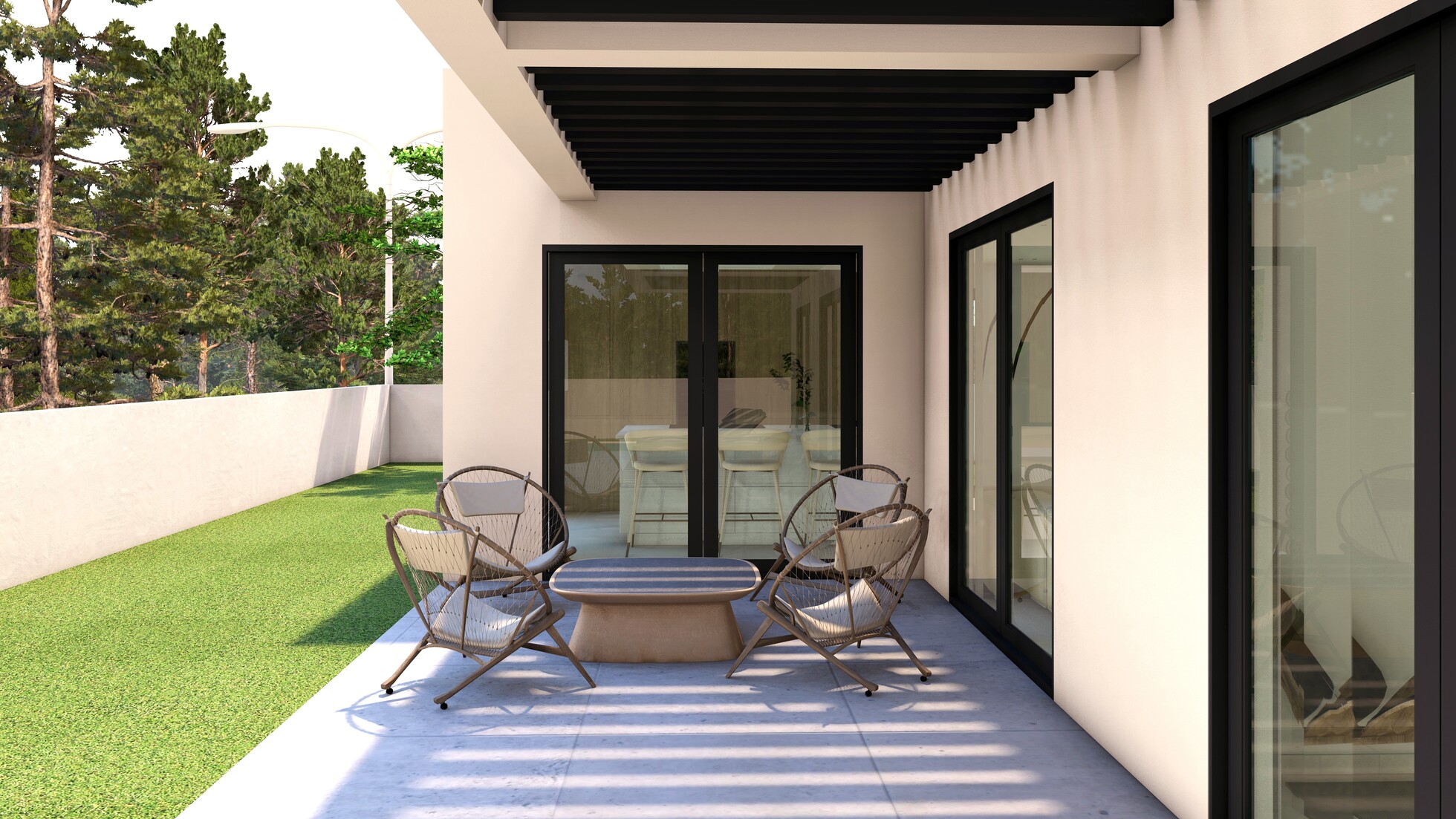 Terrace in villa for sale in Finestrat