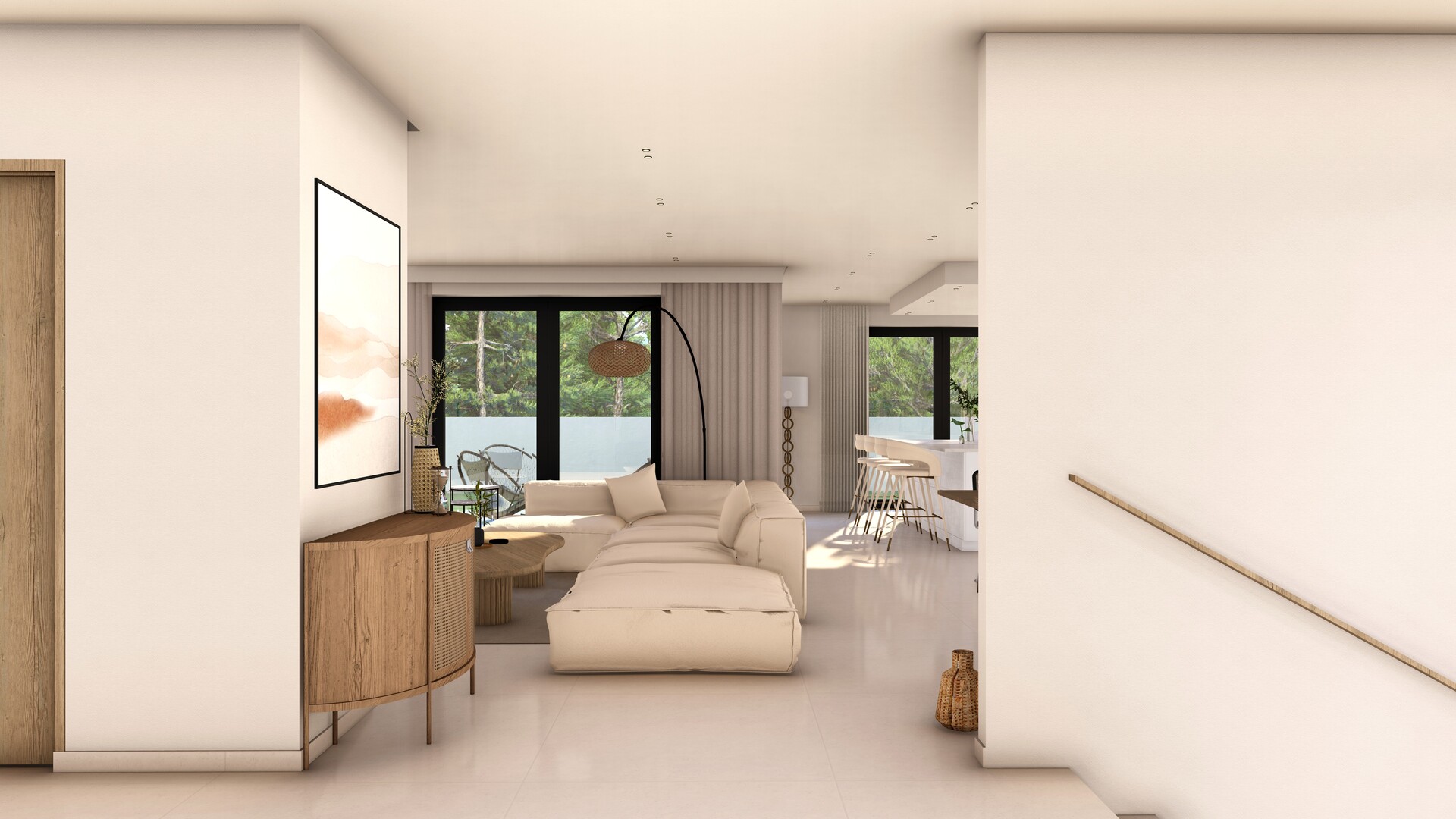 Terrace in villa for sale in Finestrat