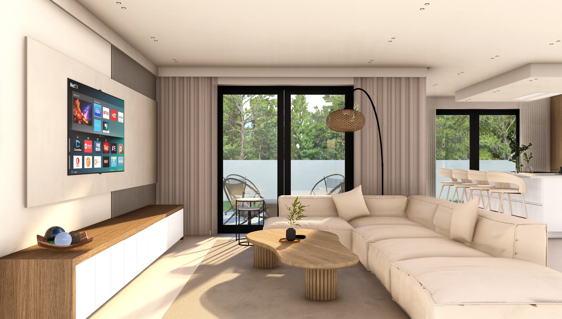 Terrace in villa for sale in Finestrat