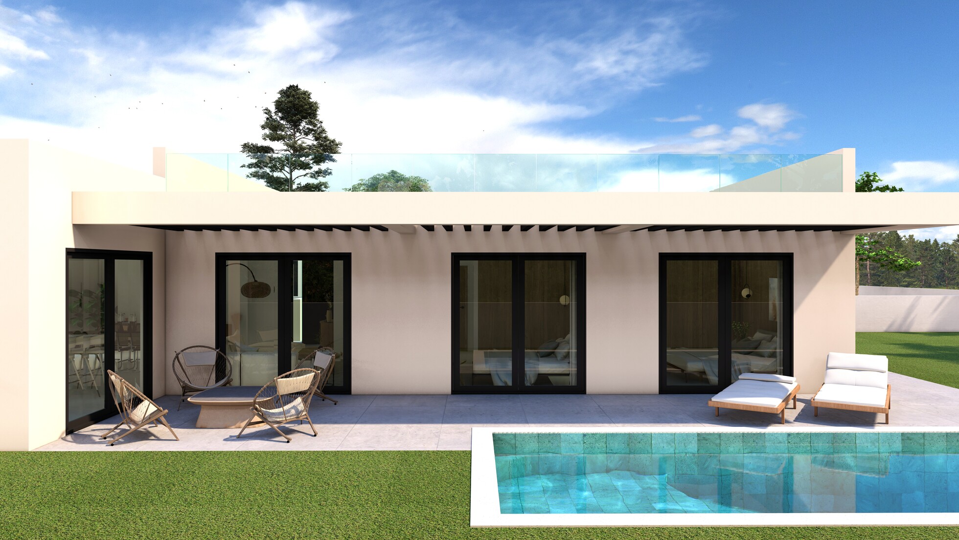 Garden in villa for sale in Finestrat