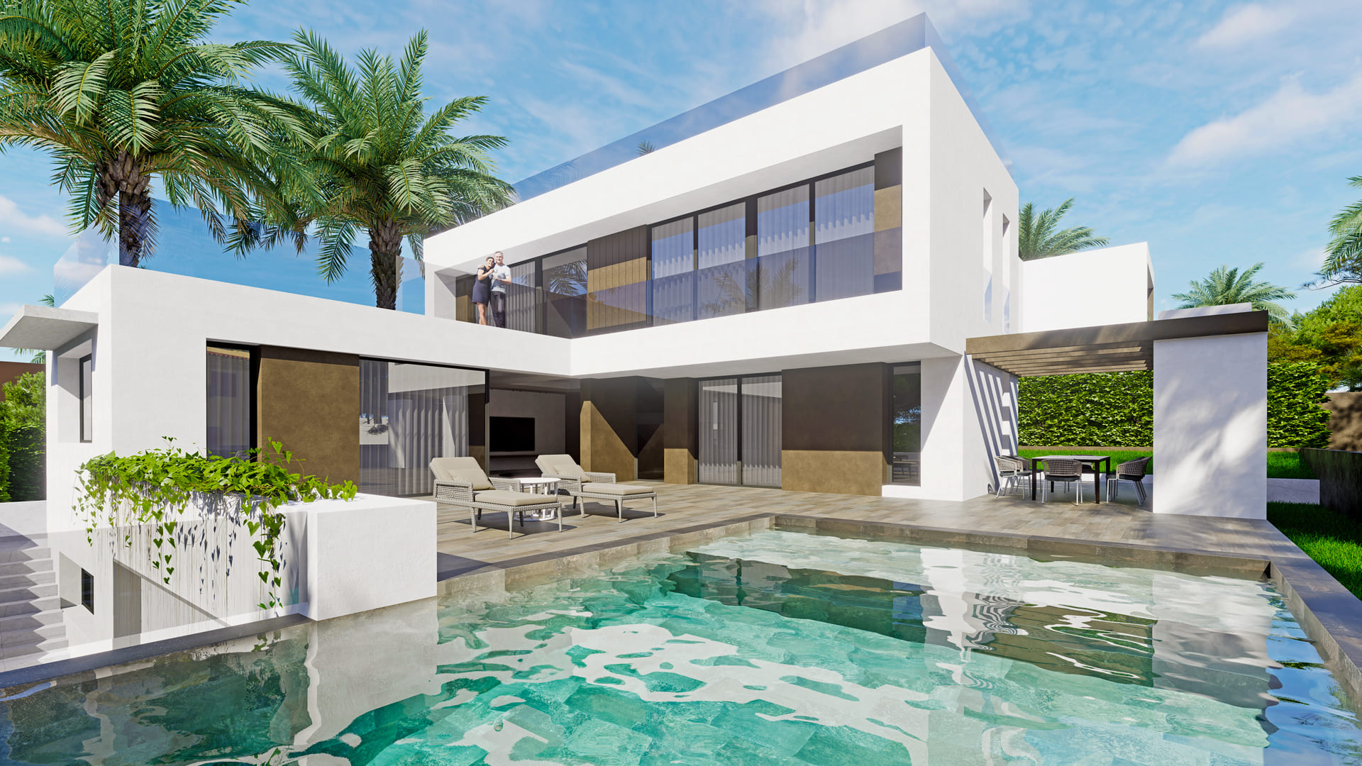 Bedroom in villa for sale in Finestrat