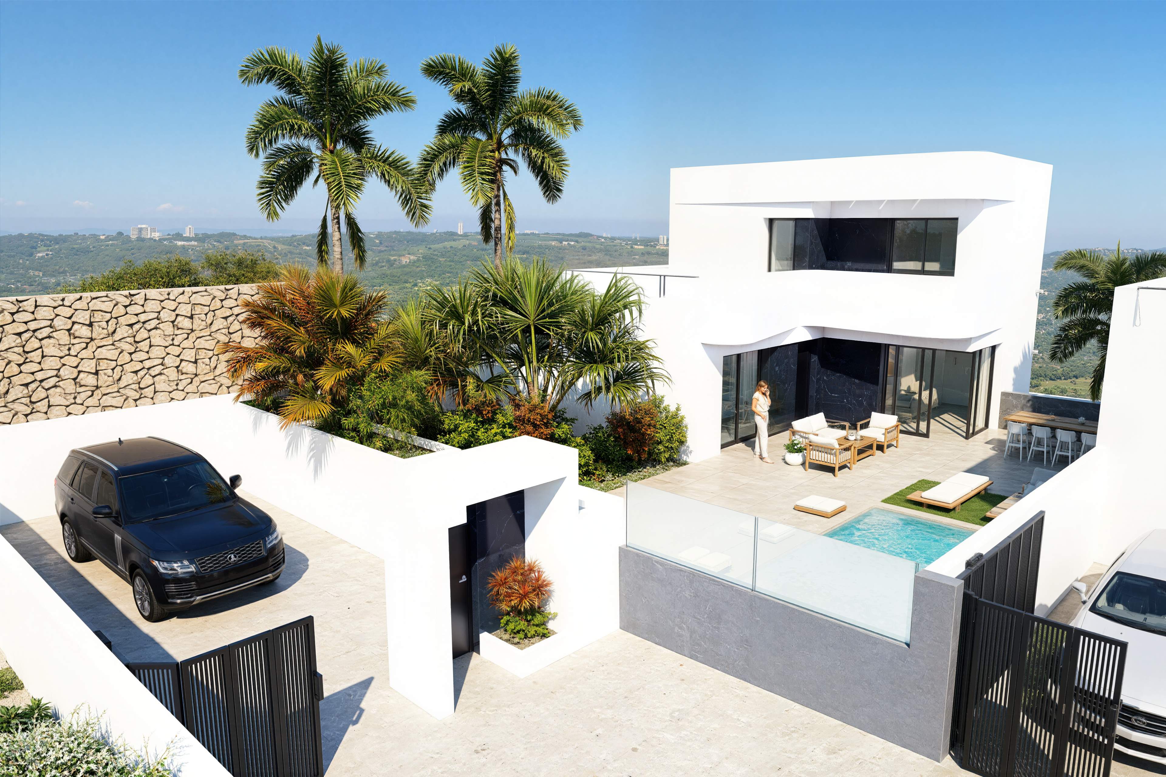 Terrace in villa for sale in Algorfa