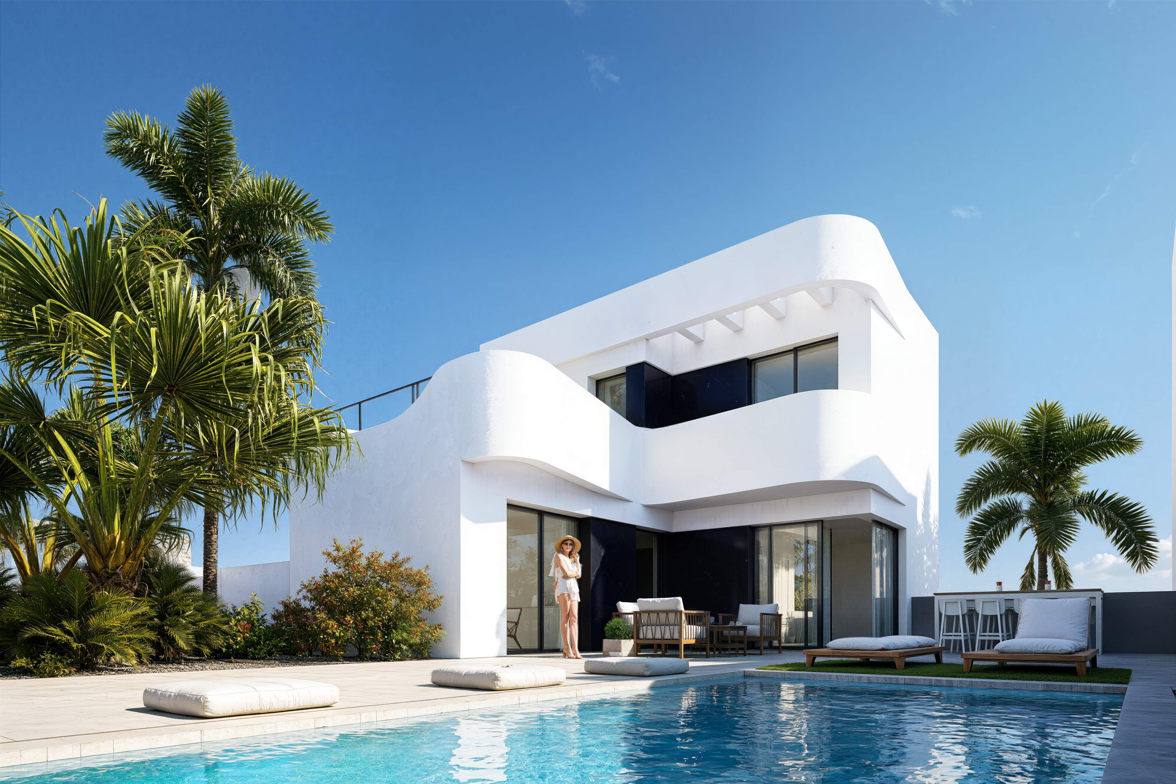 Located in the charming town of Algorfa, this exclusive collection of 49 detached homes offers an id