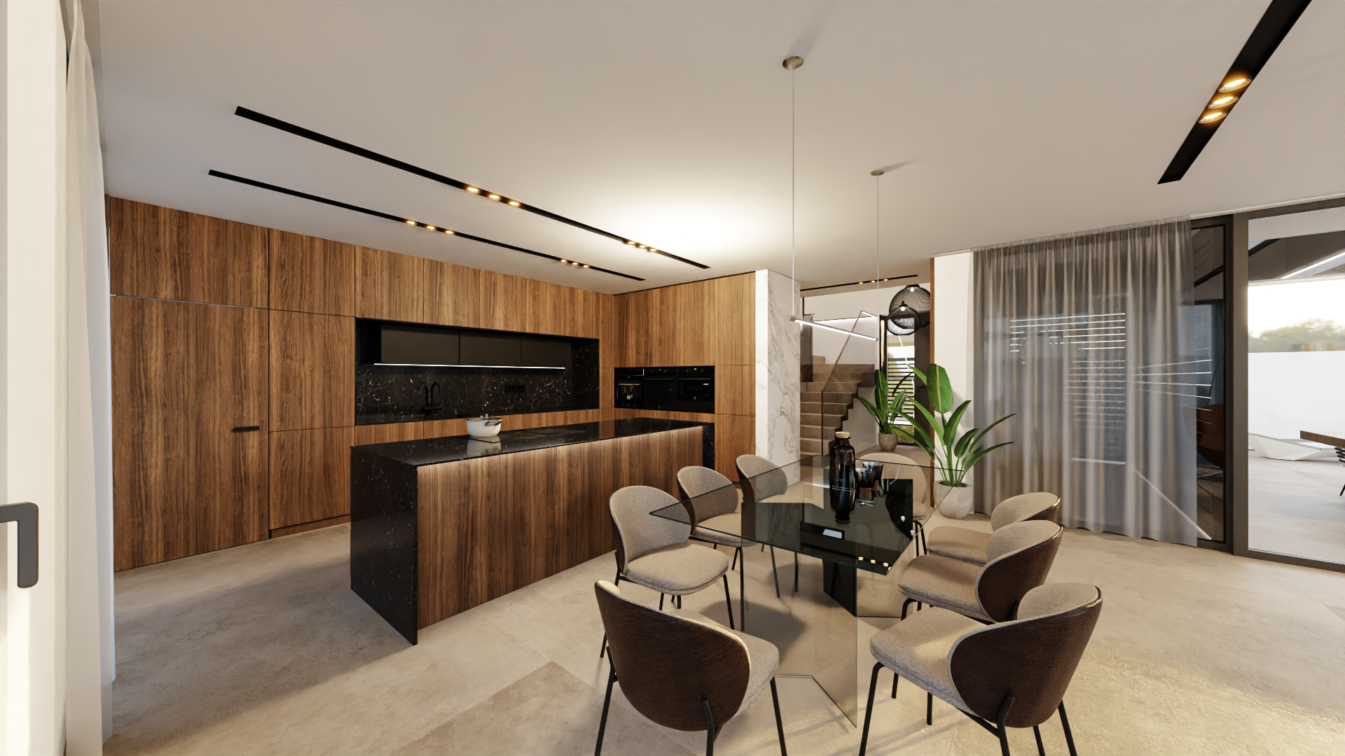 Terrace in villa for sale in Orihuela Costa