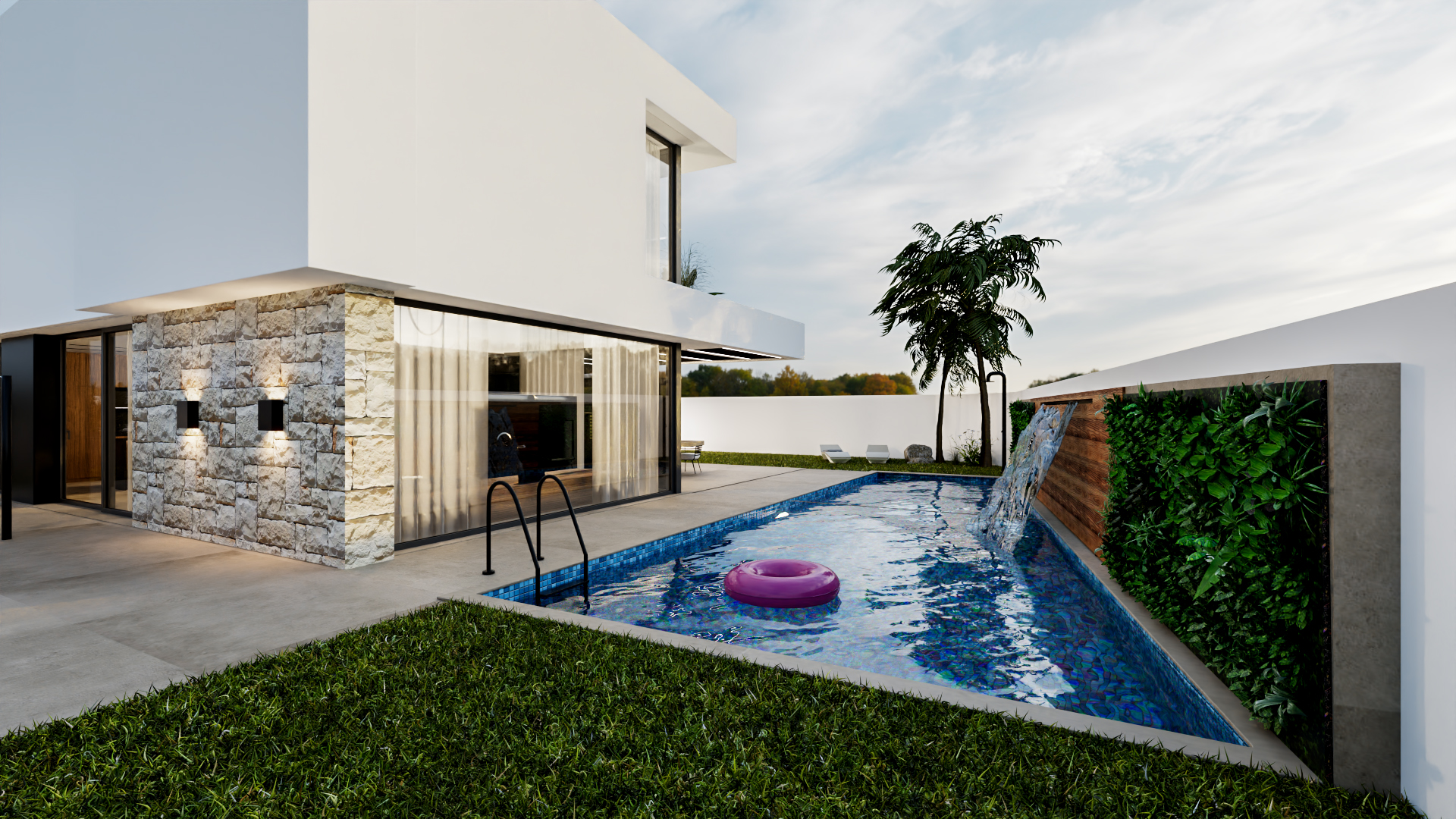 Bathroom in villa for sale in Orihuela Costa