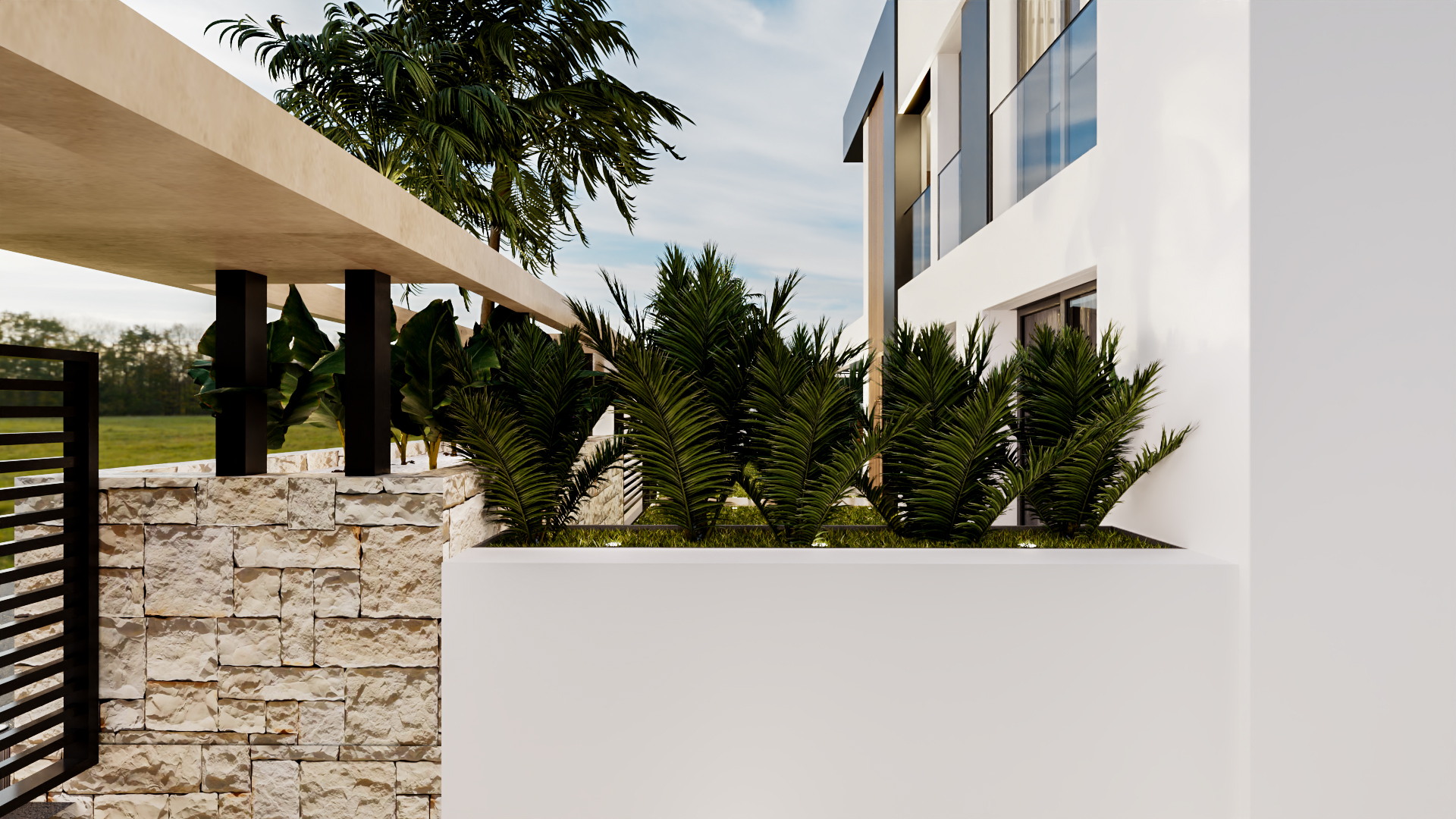 Exterior view in villa for sale in Orihuela Costa