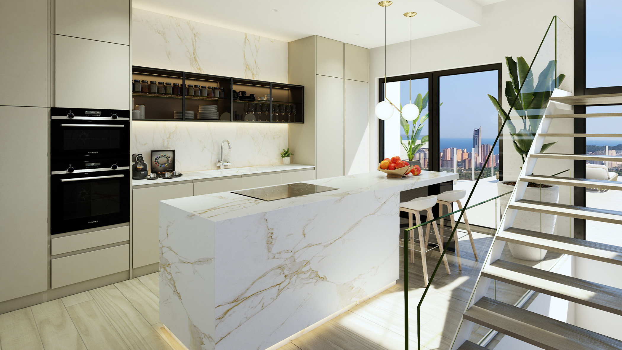 Dining area in villa for sale in Finestrat