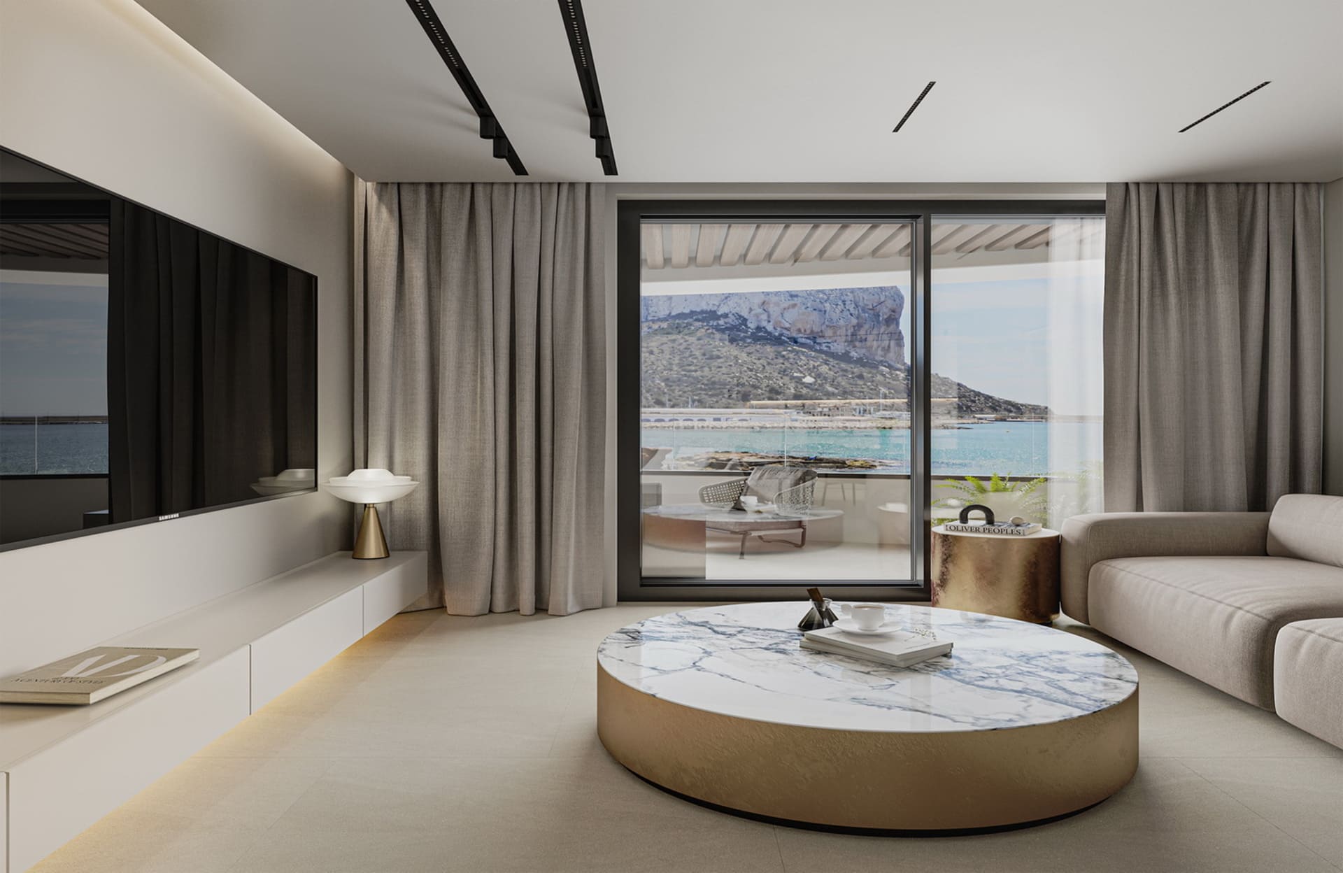 Master bedroom in apartment for sale in Calpe