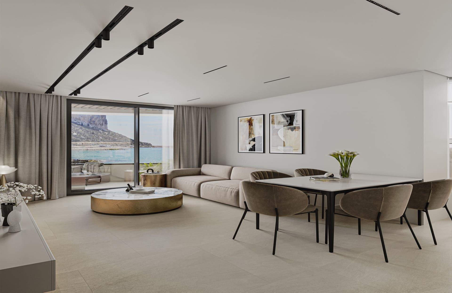 Garden in apartment for sale in Calpe