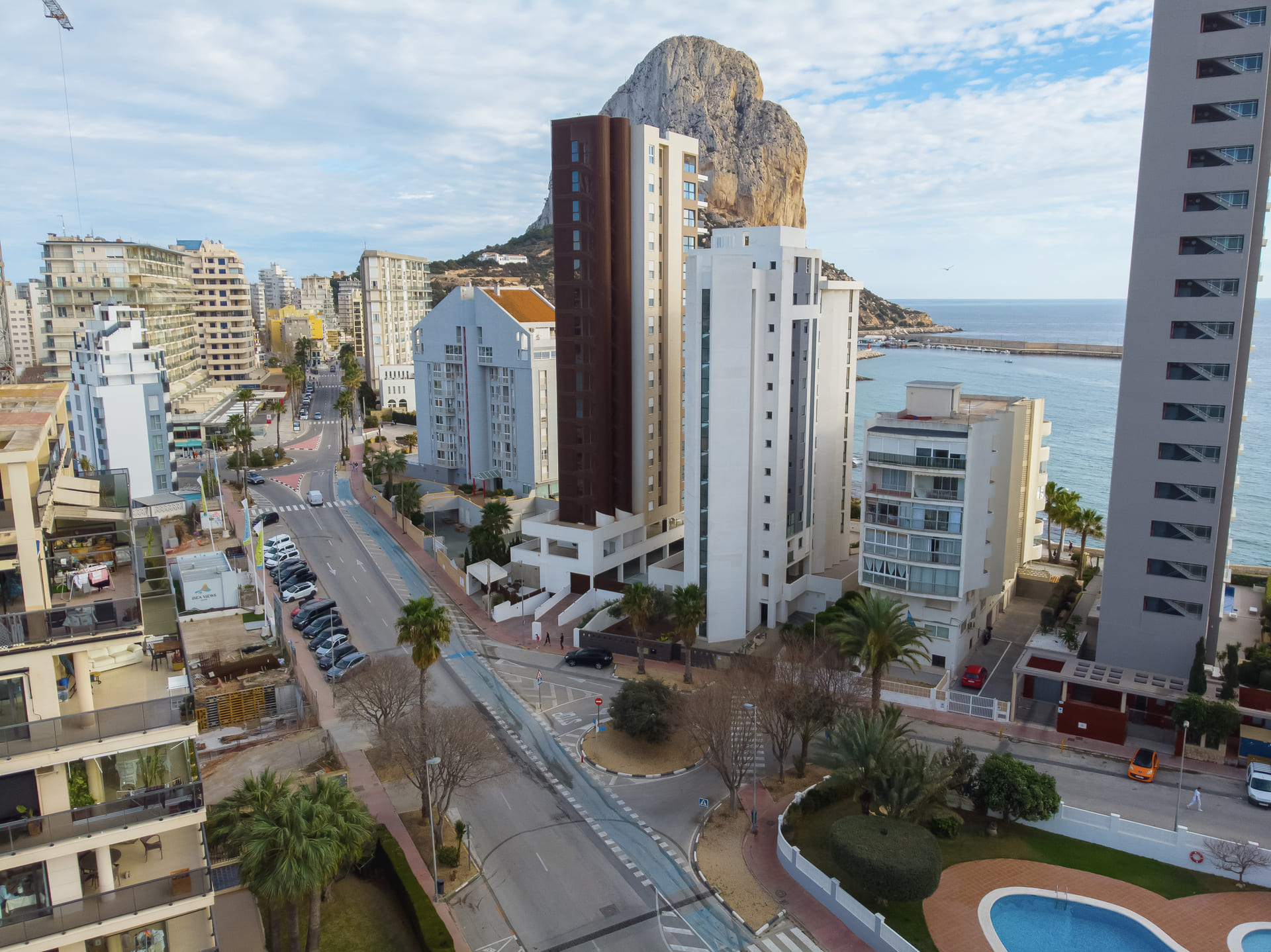 Living room in apartment for sale in Calpe