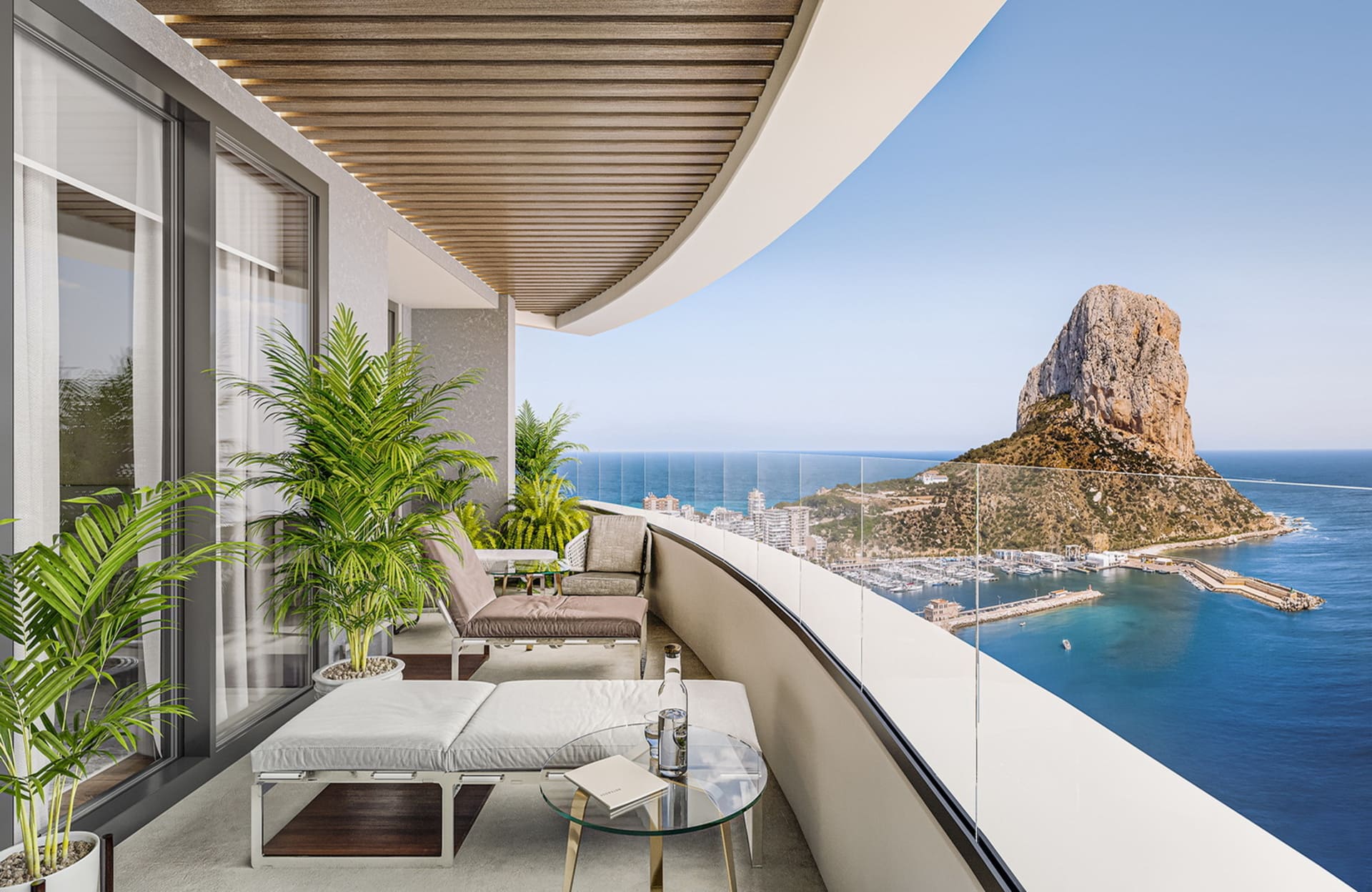 Terrace in apartment for sale in Calpe