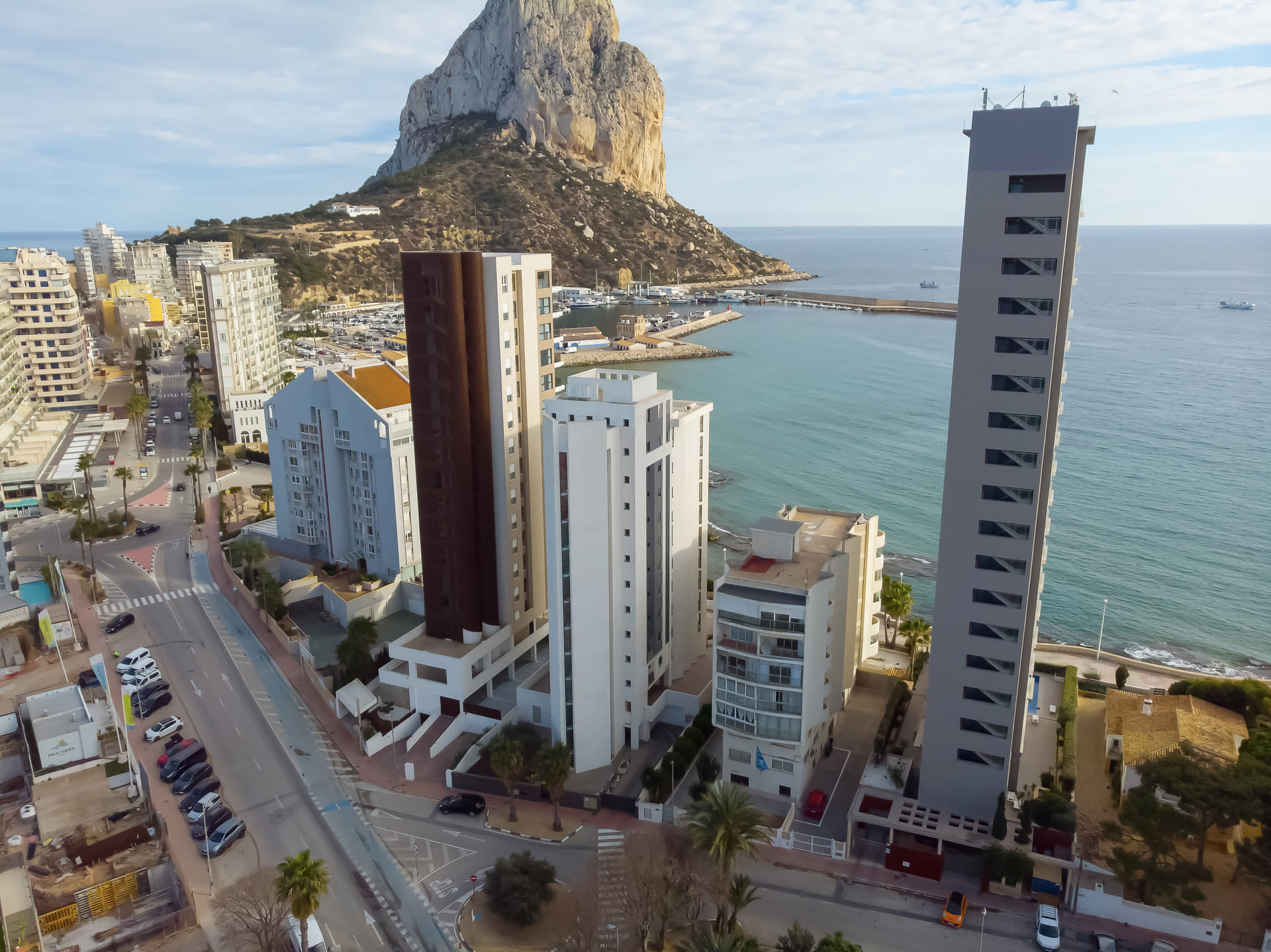 Pool area in apartment for sale in Calpe