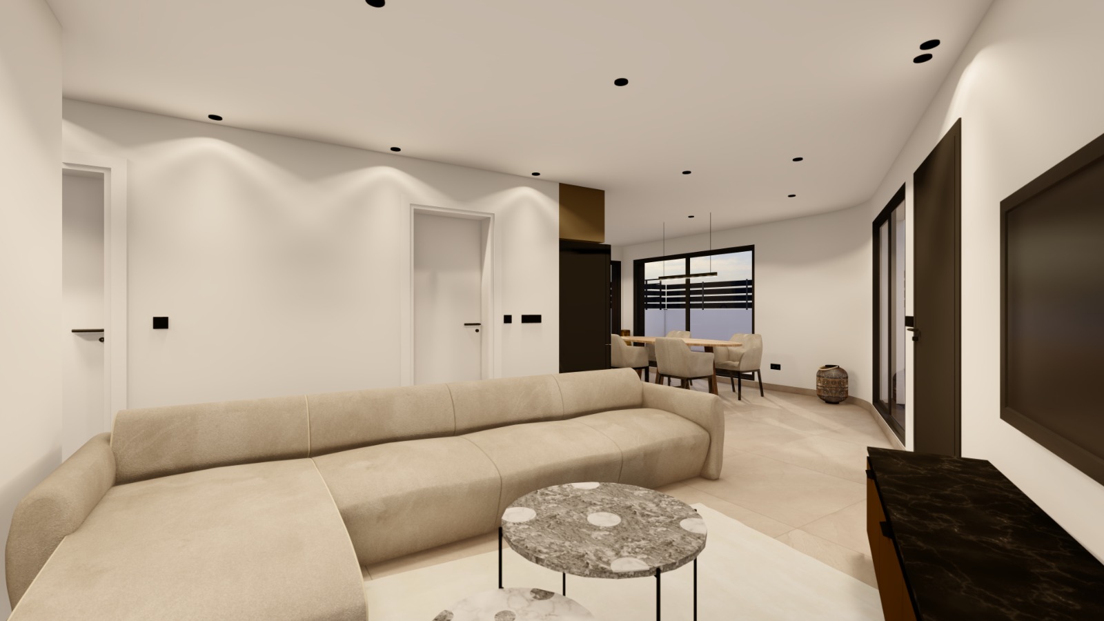 Living room in villa for sale in Benijófar