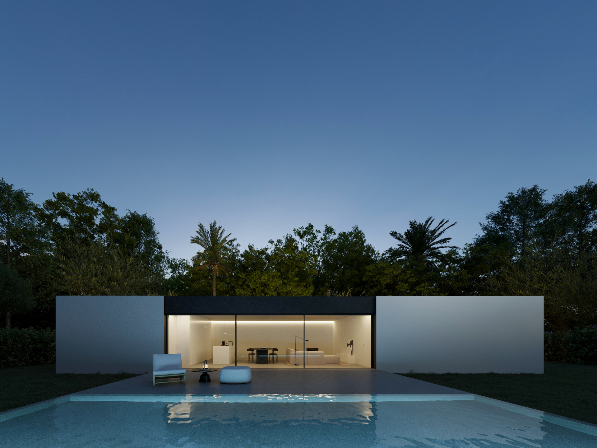 Exterior view in villa for sale in Alfaz del Pi