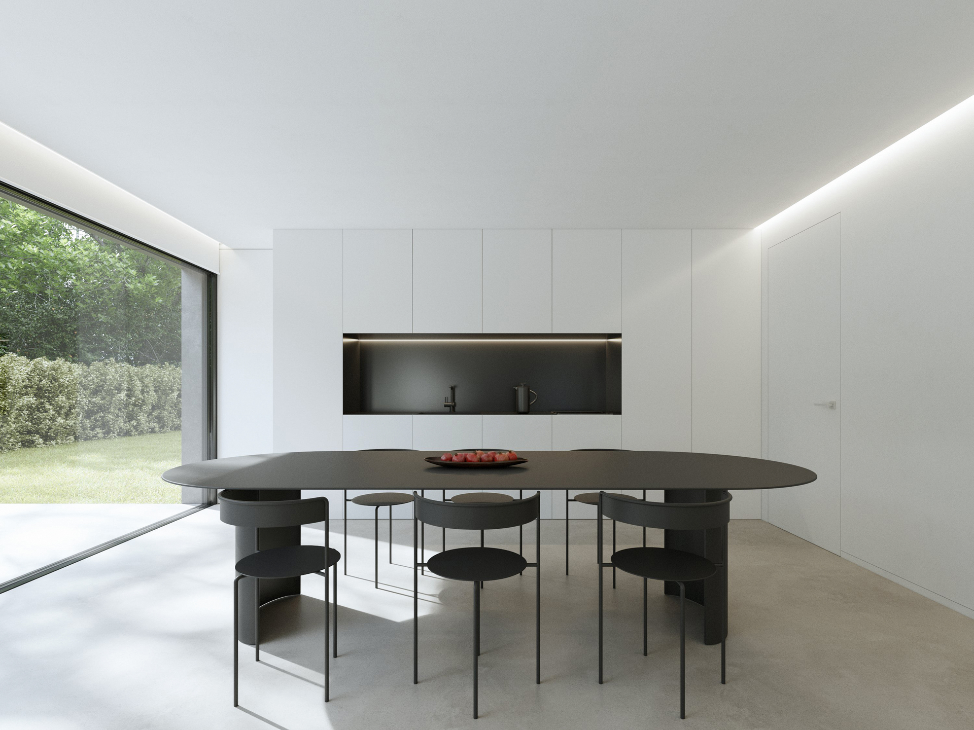 Dining area in villa for sale in Alfaz del Pi