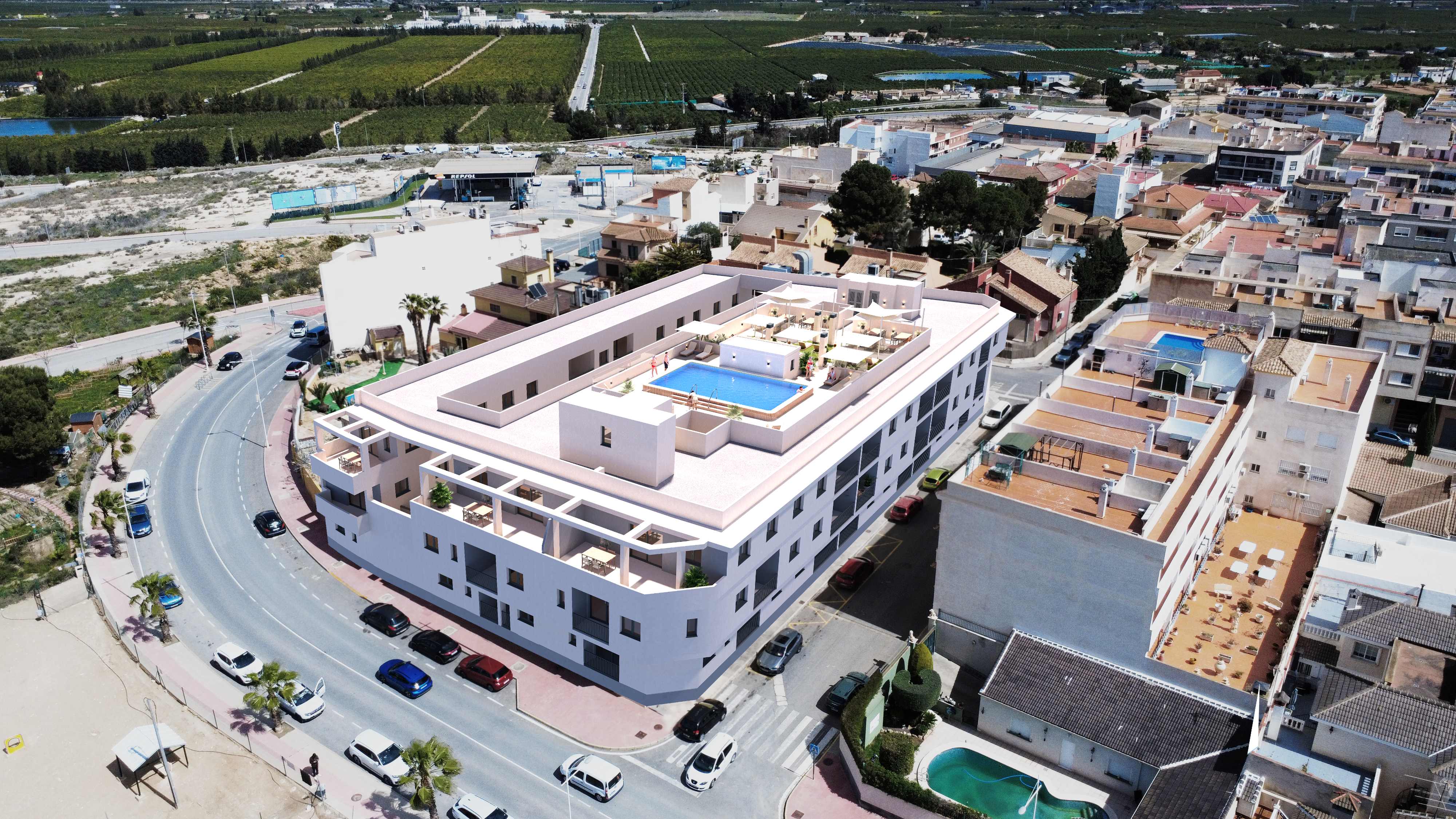 Kitchen in apartment for sale in San Miguel de Salinas