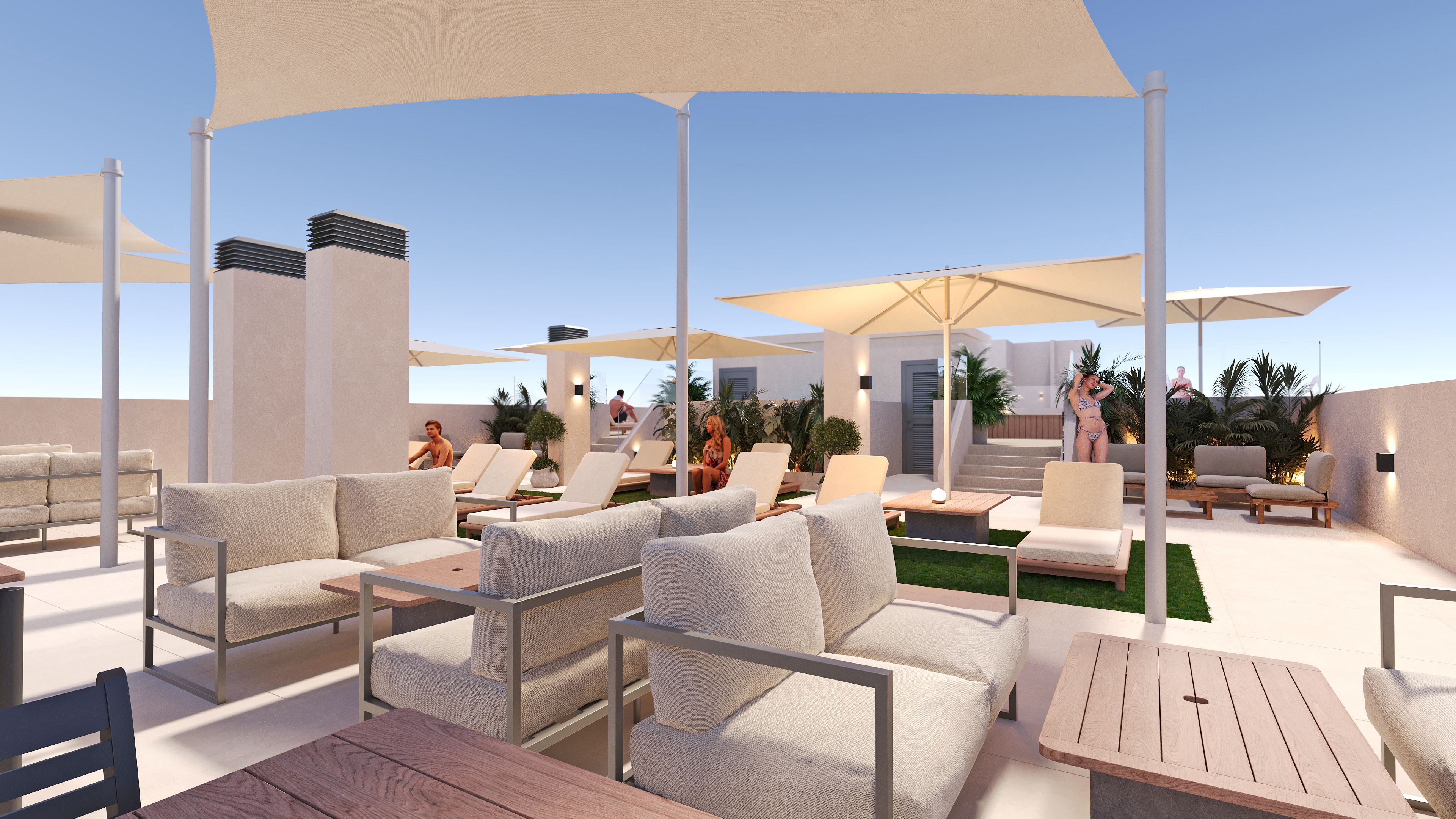 Terrace in apartment for sale in San Miguel de Salinas