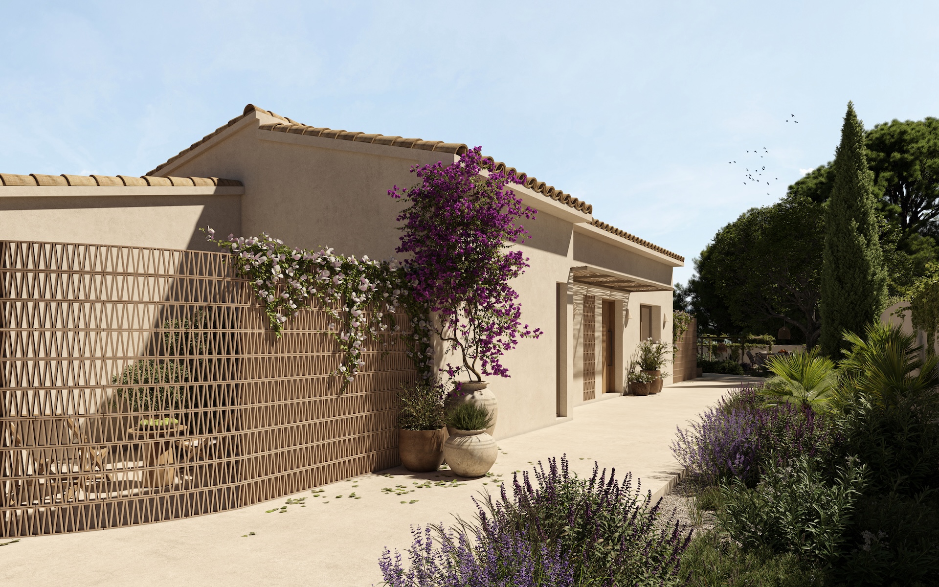Bathroom in villa for sale in Benissa