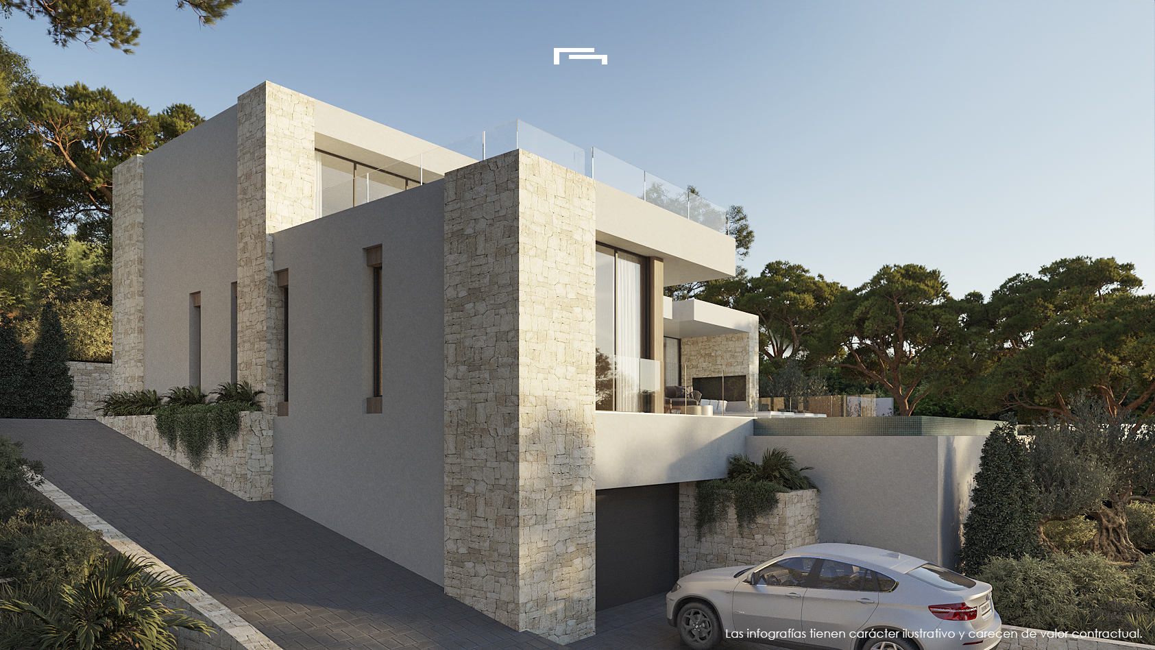 Bathroom in villa for sale in Benissa