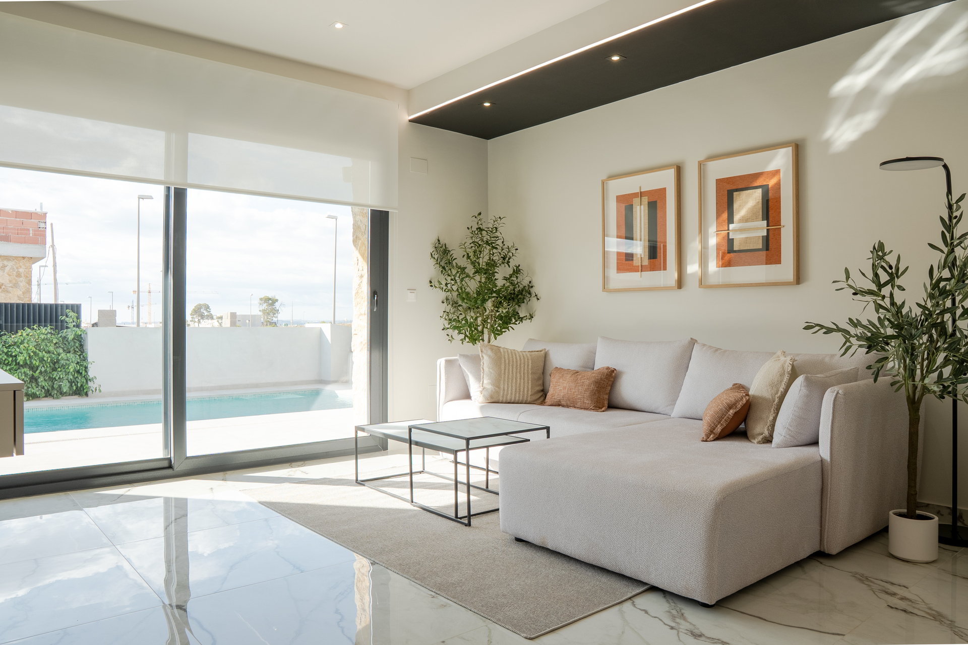 Master bedroom in villa for sale in Ciudad Quesada