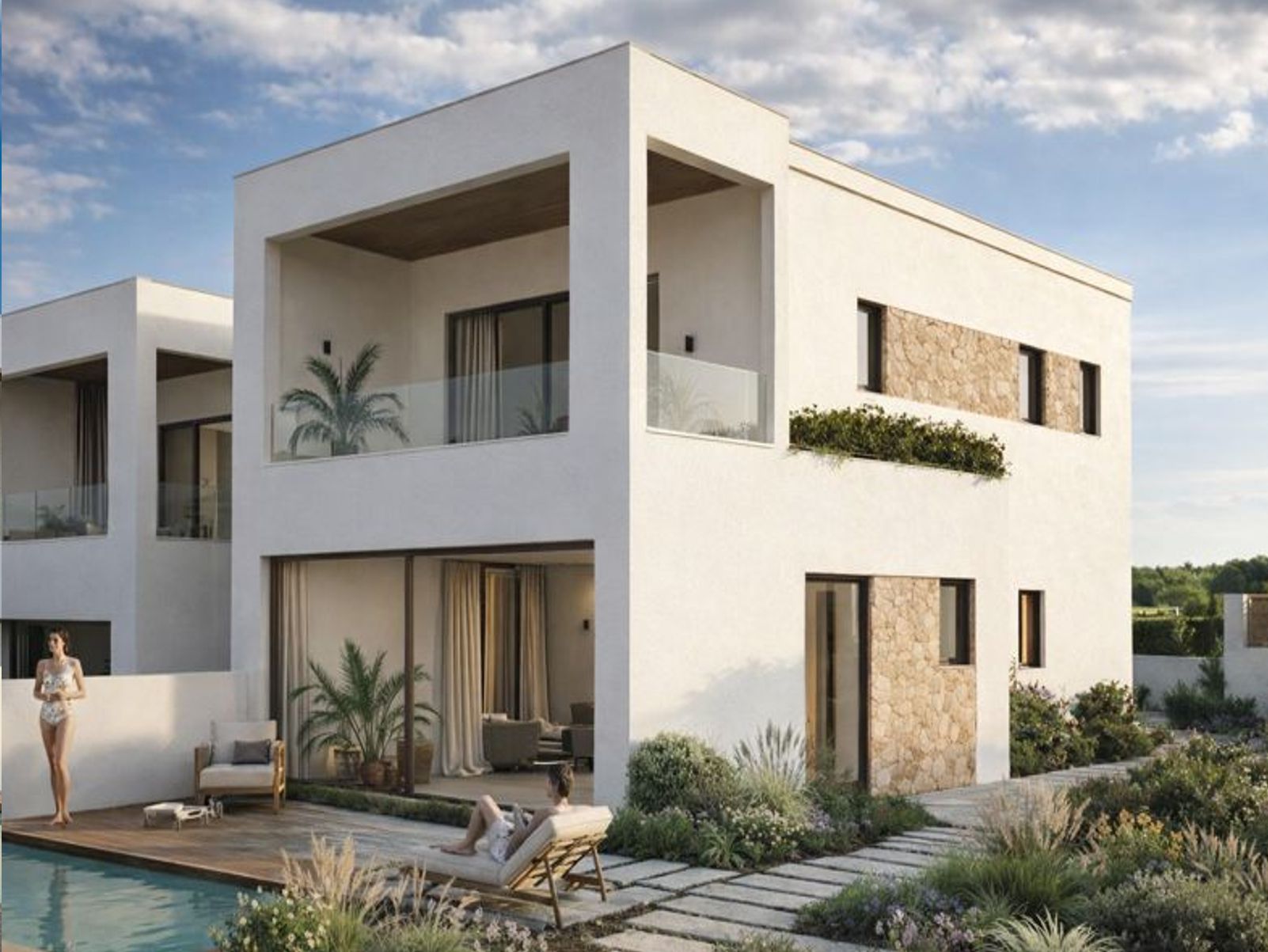 Bedroom in villa for sale in Orihuela