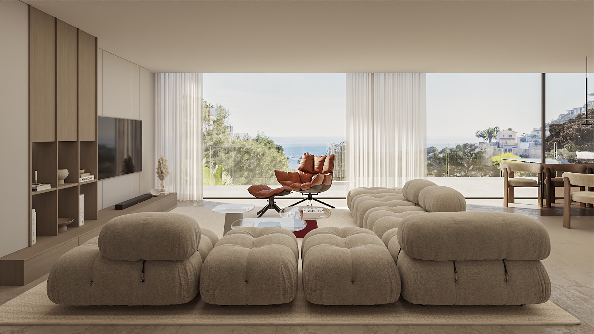 Garden in villa for sale in Calpe