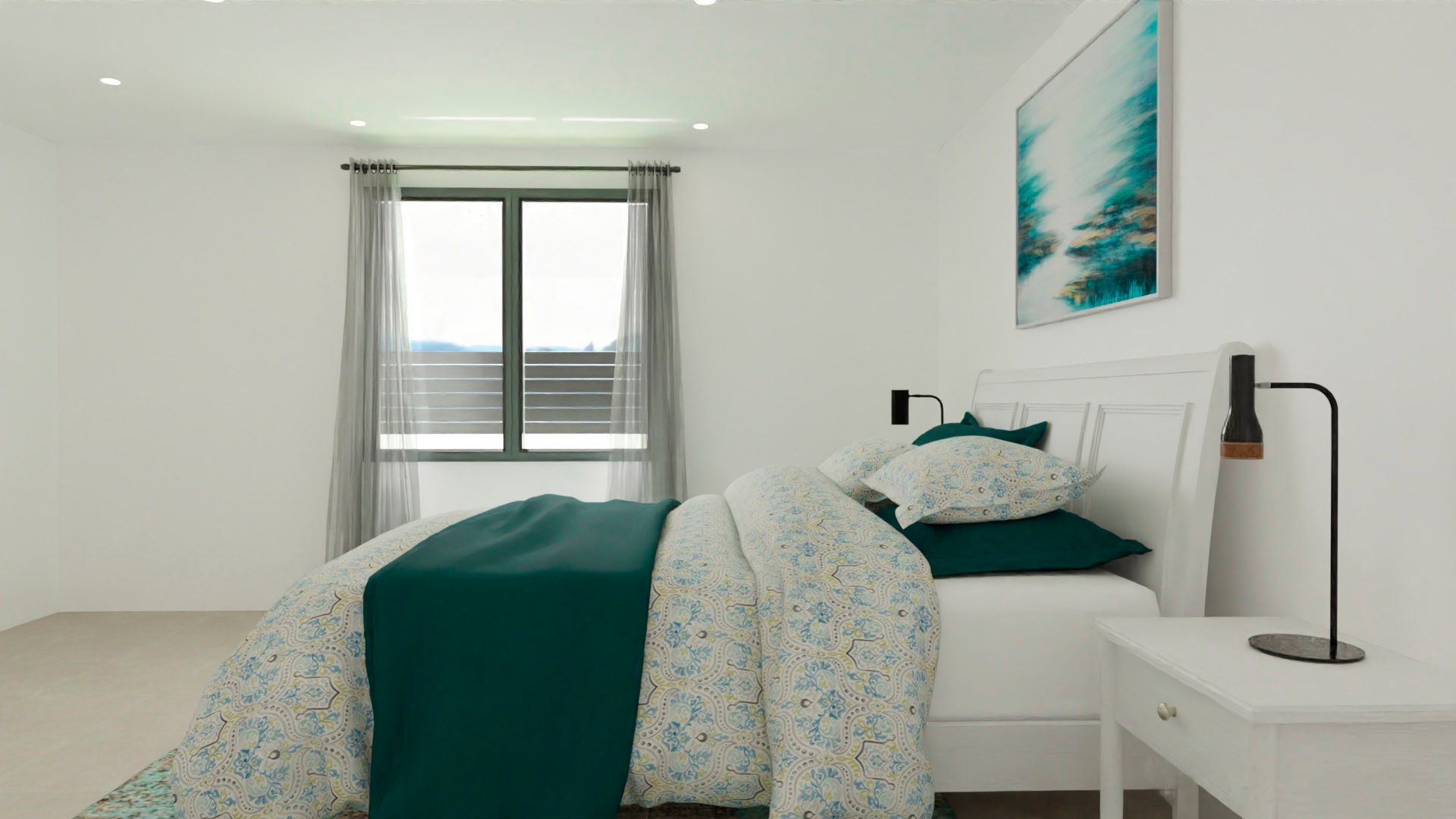Bathroom in villa for sale in Monforte del Cid