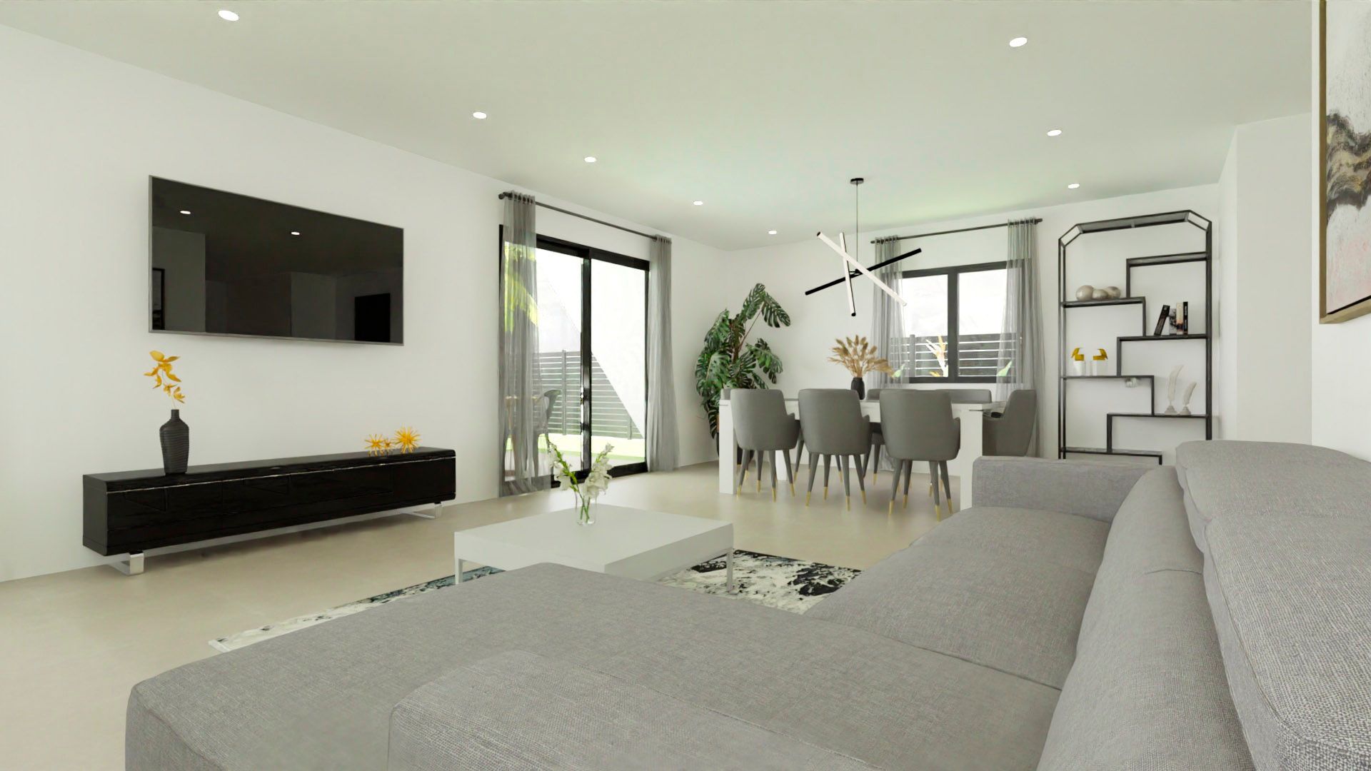 Kitchen in villa for sale in Monforte del Cid