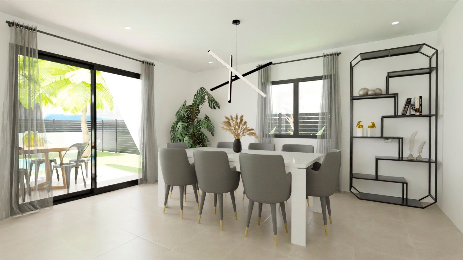 Dining area in villa for sale in Monforte del Cid