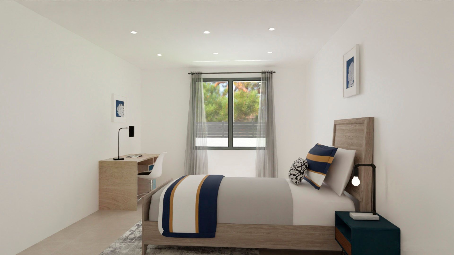 Bedroom in villa for sale in Monforte del Cid