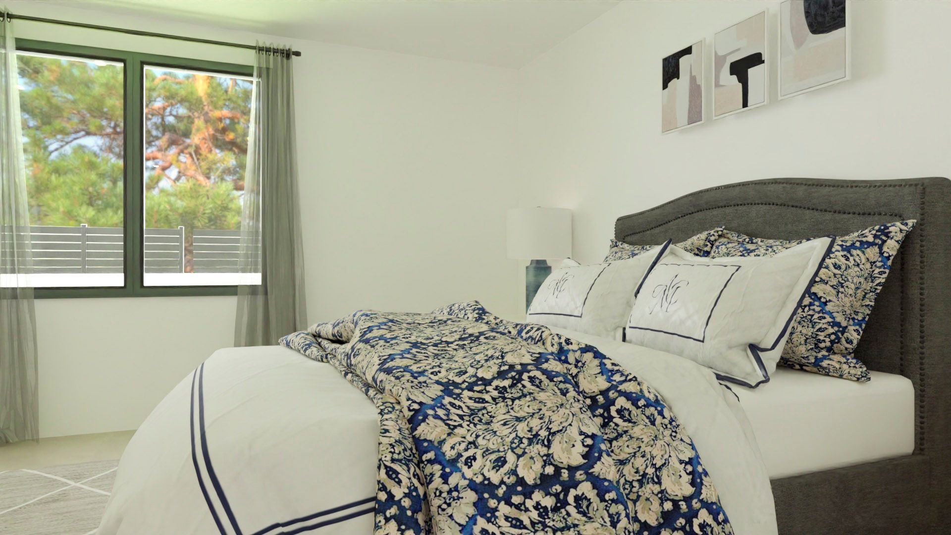Bedroom in villa for sale in Monforte del Cid