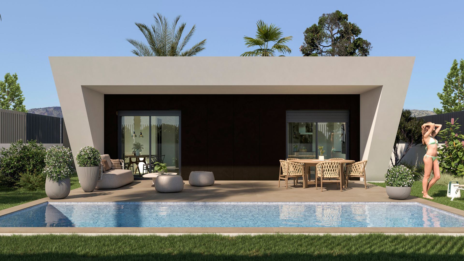 Exterior view in villa for sale in Monforte del Cid