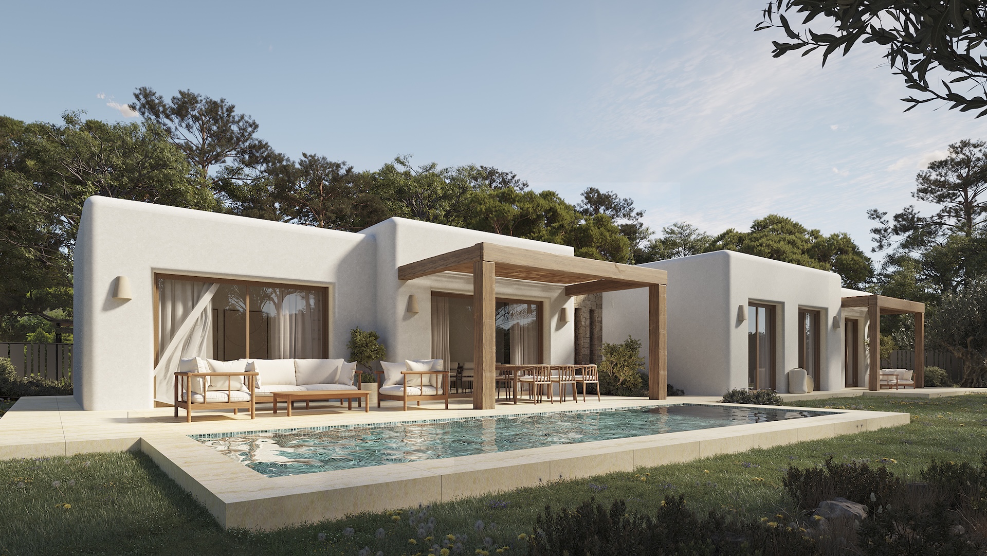 Dining area in villa for sale in Benissa