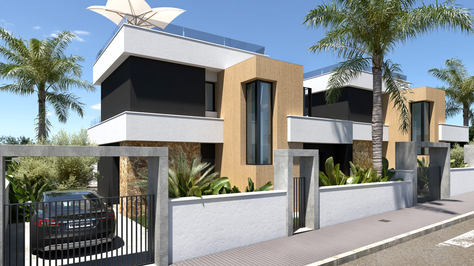 Exterior view in villa for sale in Ciudad Quesada