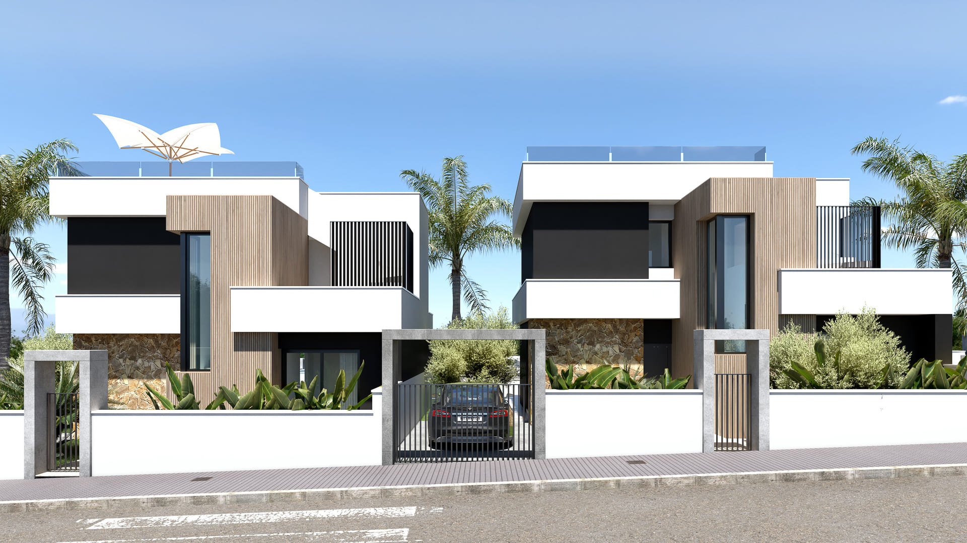 Master bedroom in villa for sale in Ciudad Quesada