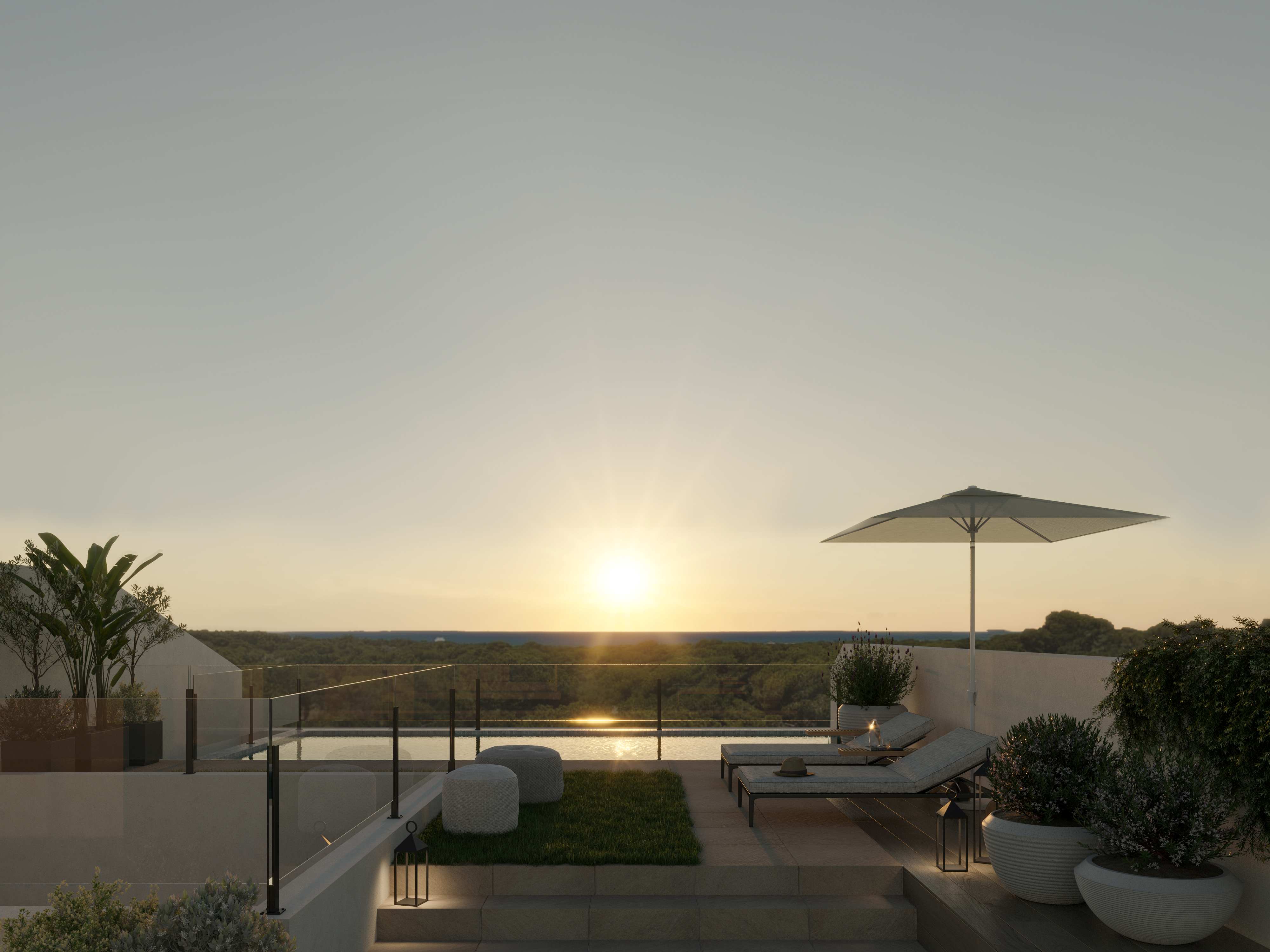 Master bedroom in apartment for sale in Guardamar del Segura