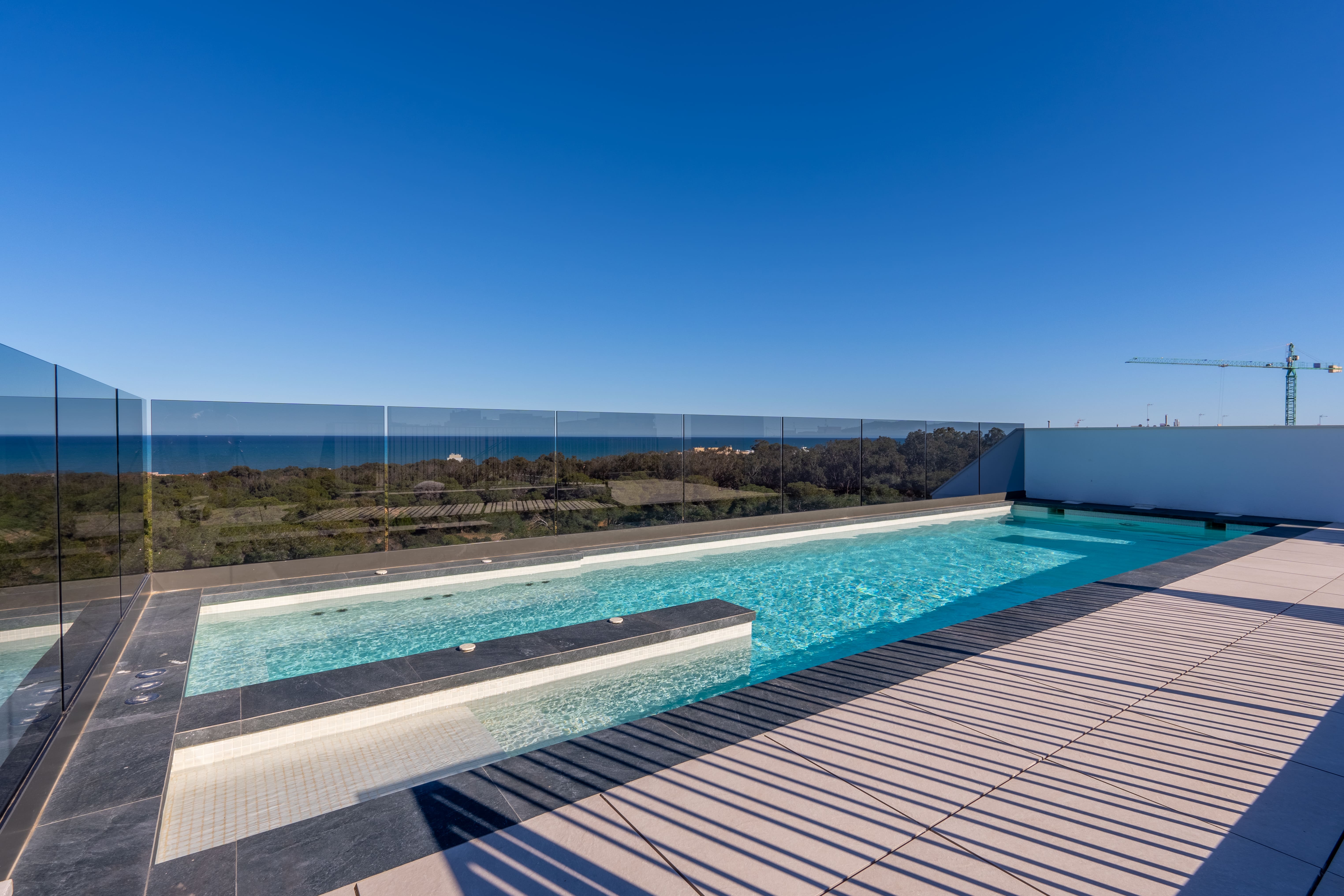 Terrace in penthouse for sale in Guardamar del Segura
