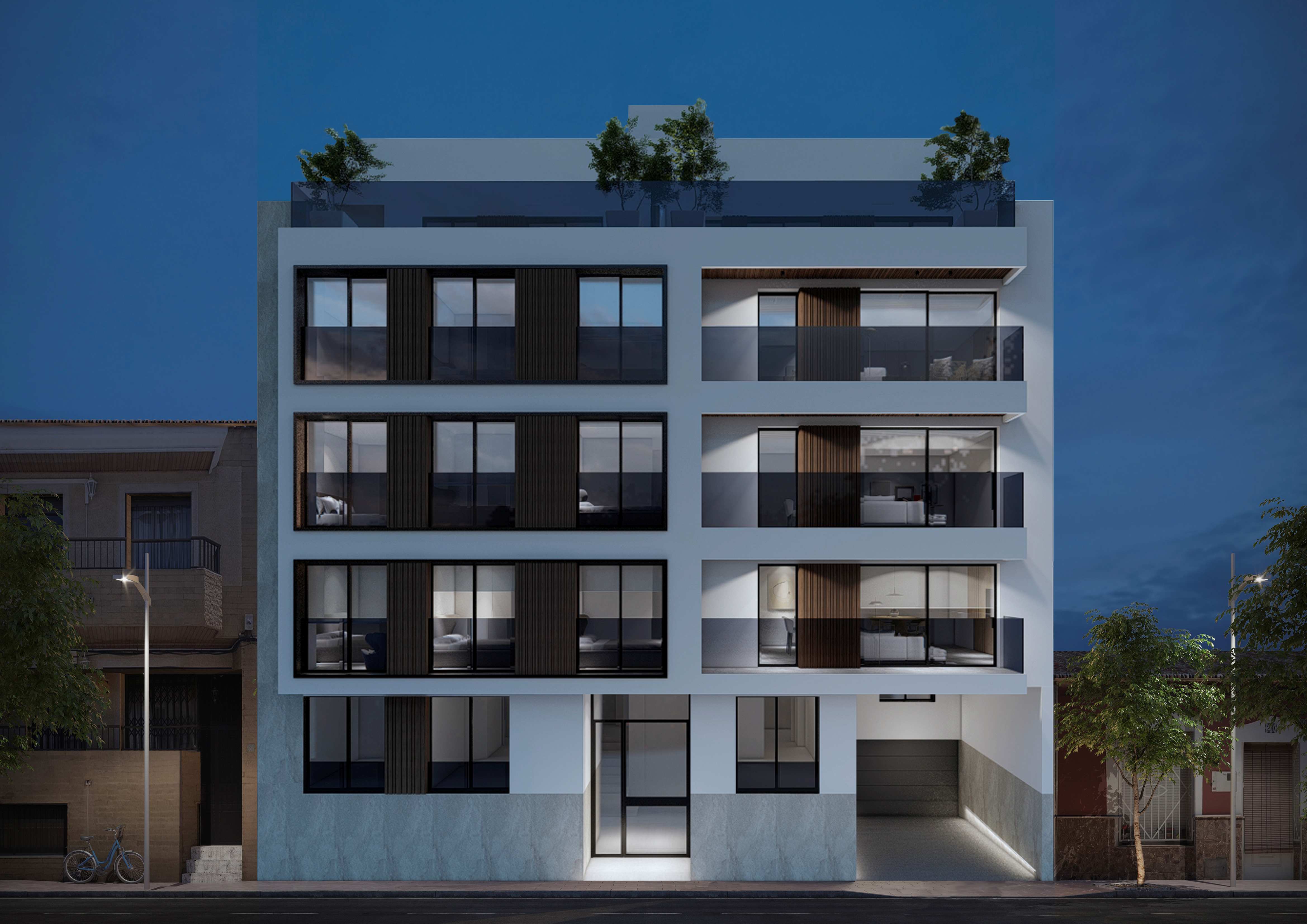 Dining area in penthouse for sale in Guardamar del Segura