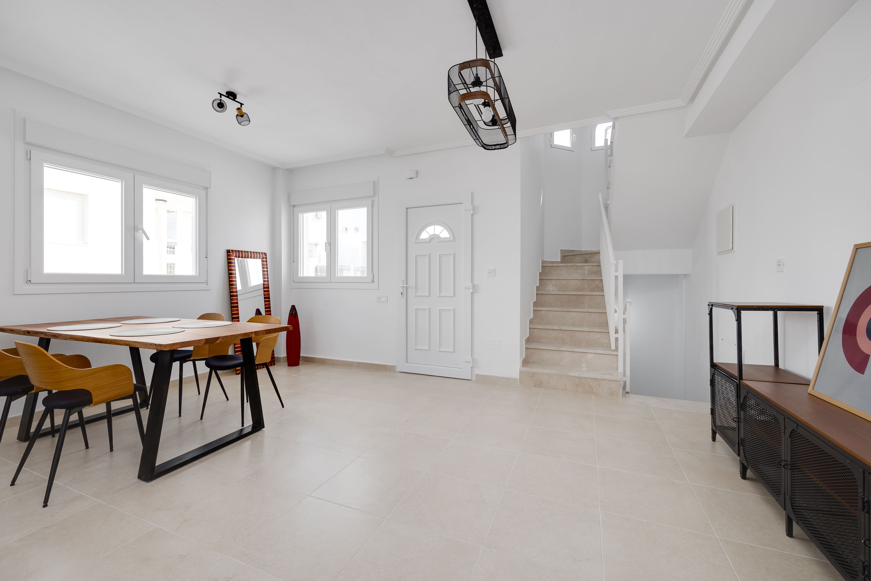 Dining area in villa for sale in San Fulgencio