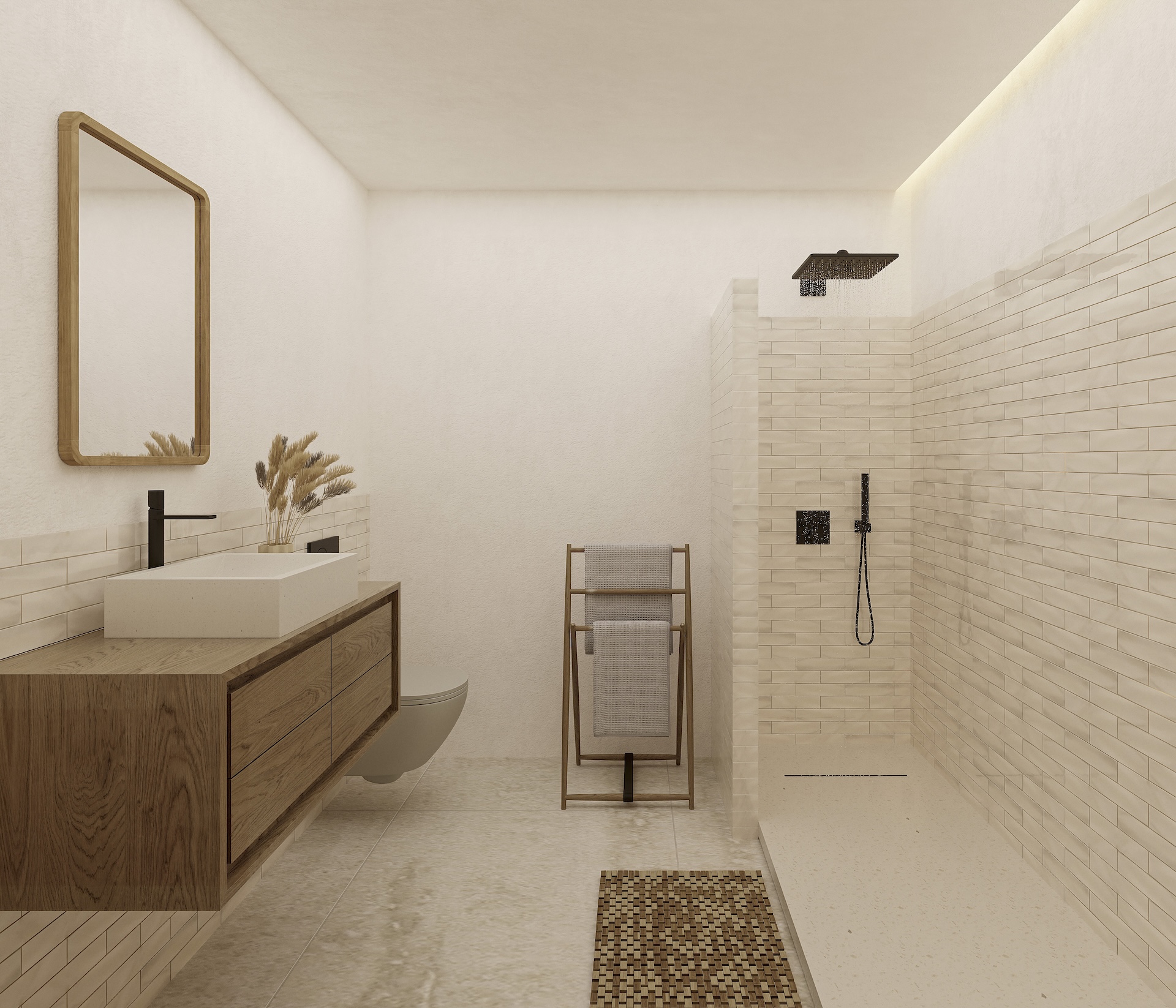 Master bedroom in villa for sale in Benissa
