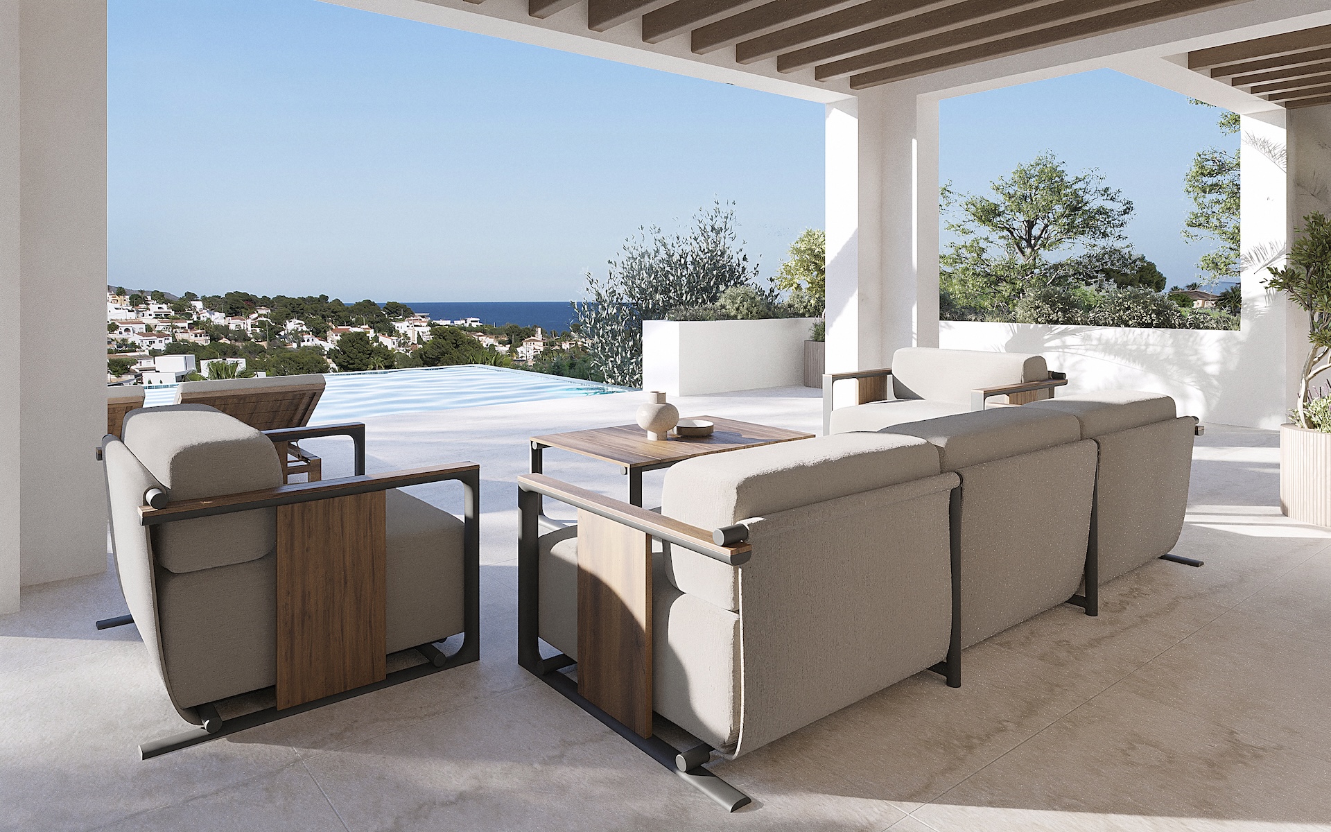 Bathroom in villa for sale in Benissa