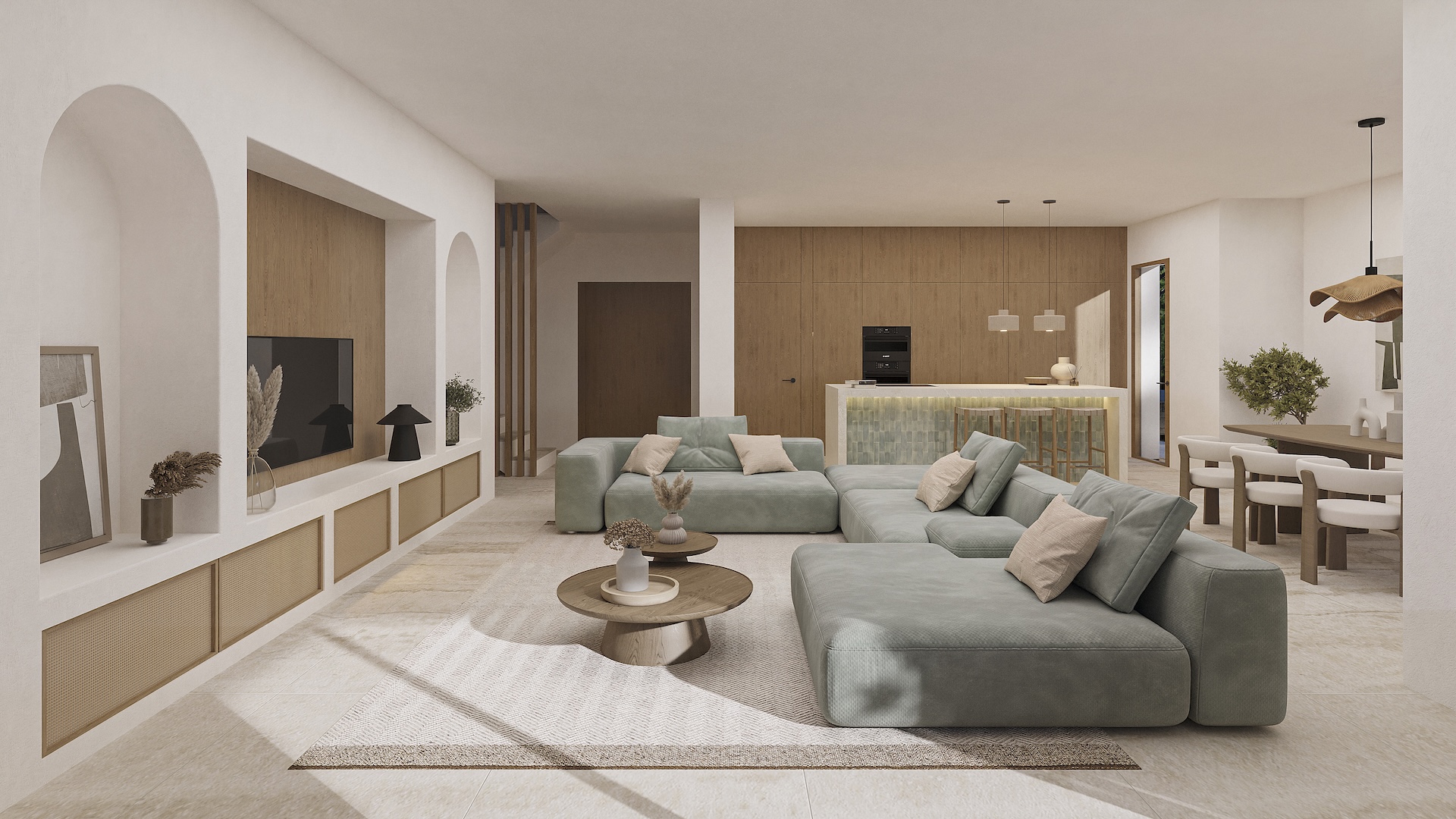 Terrace in villa for sale in Benissa