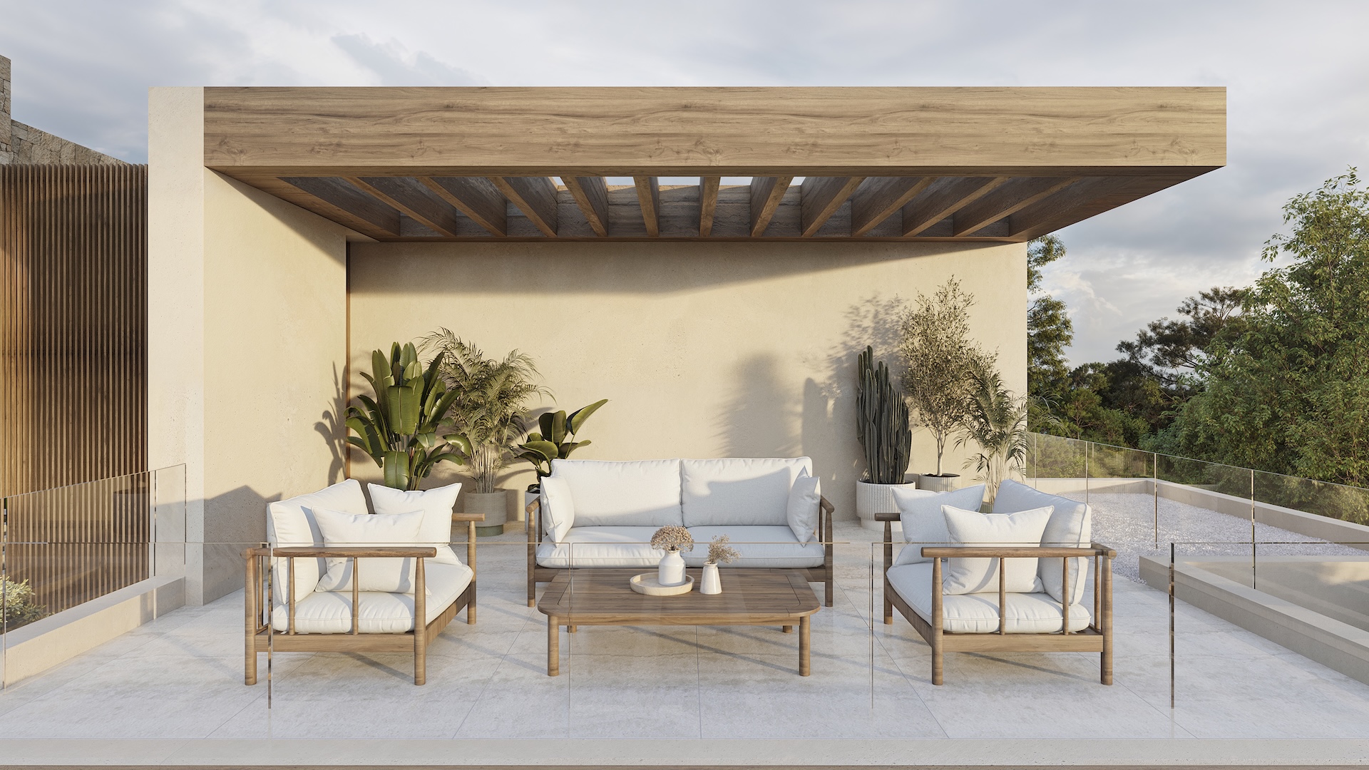 Exterior view in villa for sale in Benissa