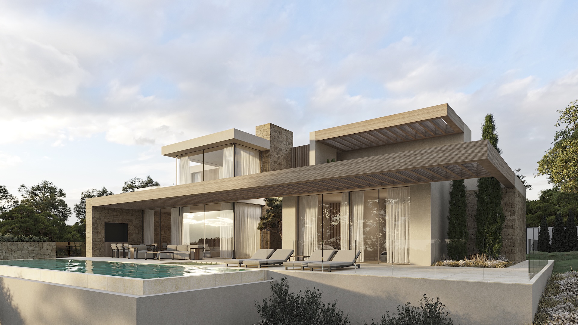 Garden in villa for sale in Benissa