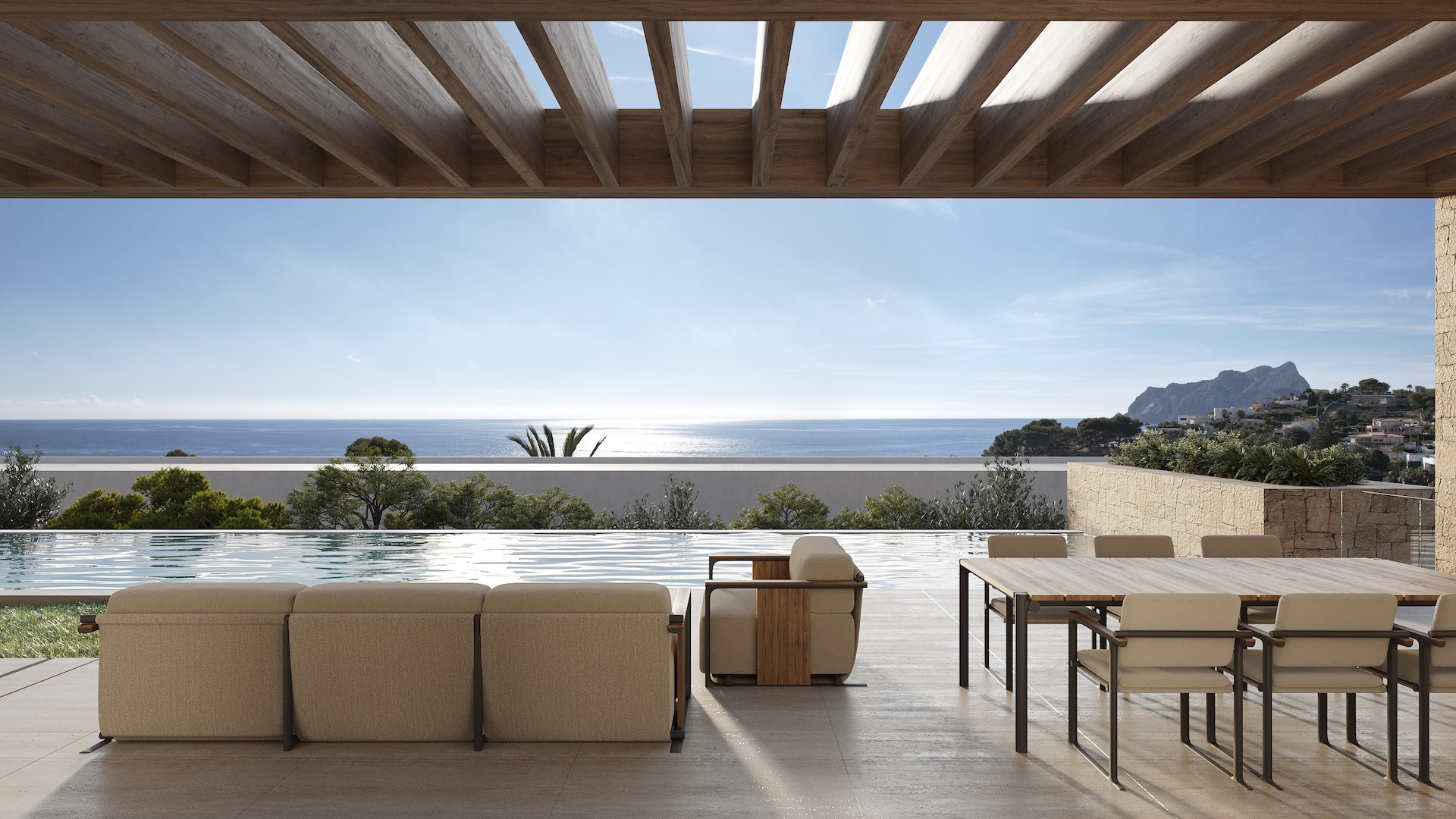 Bedroom in villa for sale in Benissa